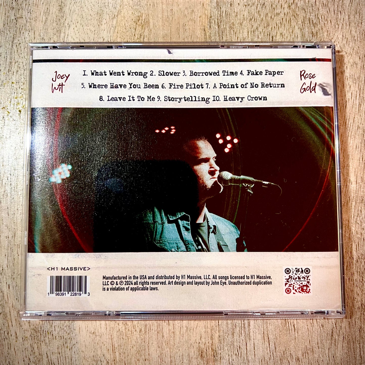 Joey Wit - album - Rose Gold (CD)