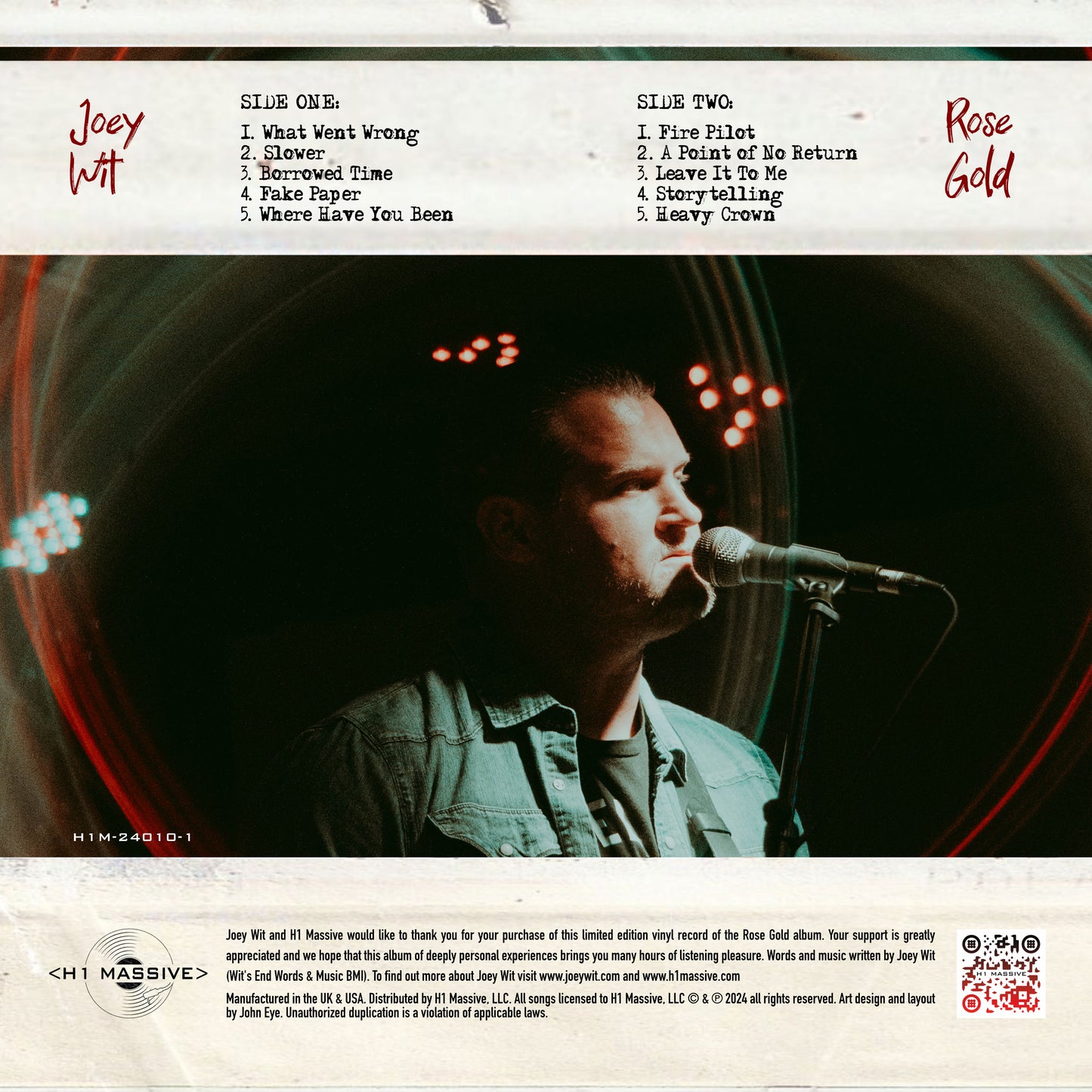 Joey Wit - album - Rose Gold (Vinyl LP)