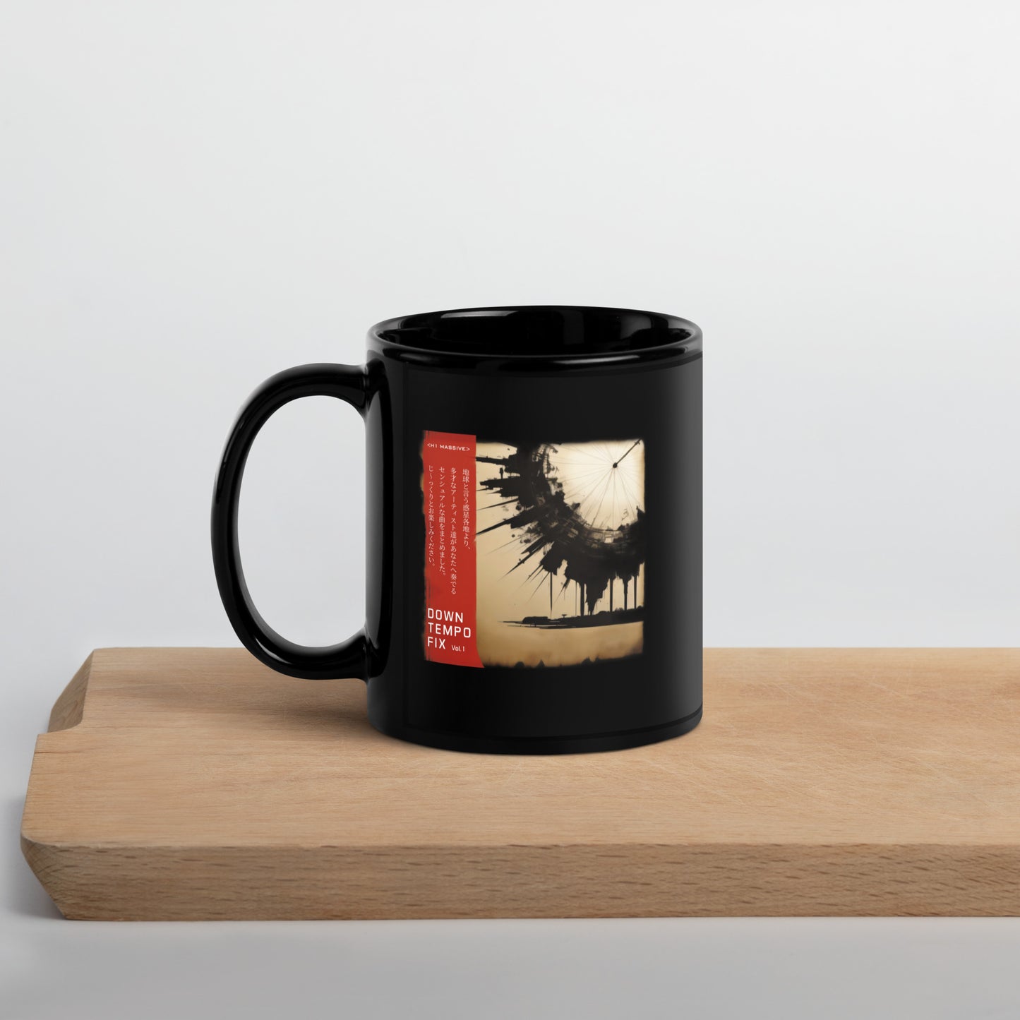 Down Tempo Fix Vol. 1 - Black Glossy Mug