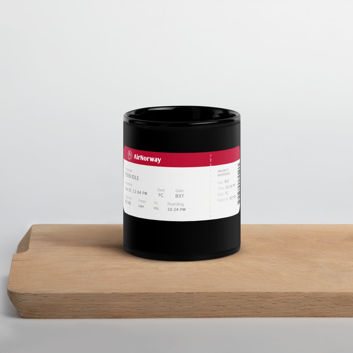 Teen Idle - Black Glossy Mug - Norway