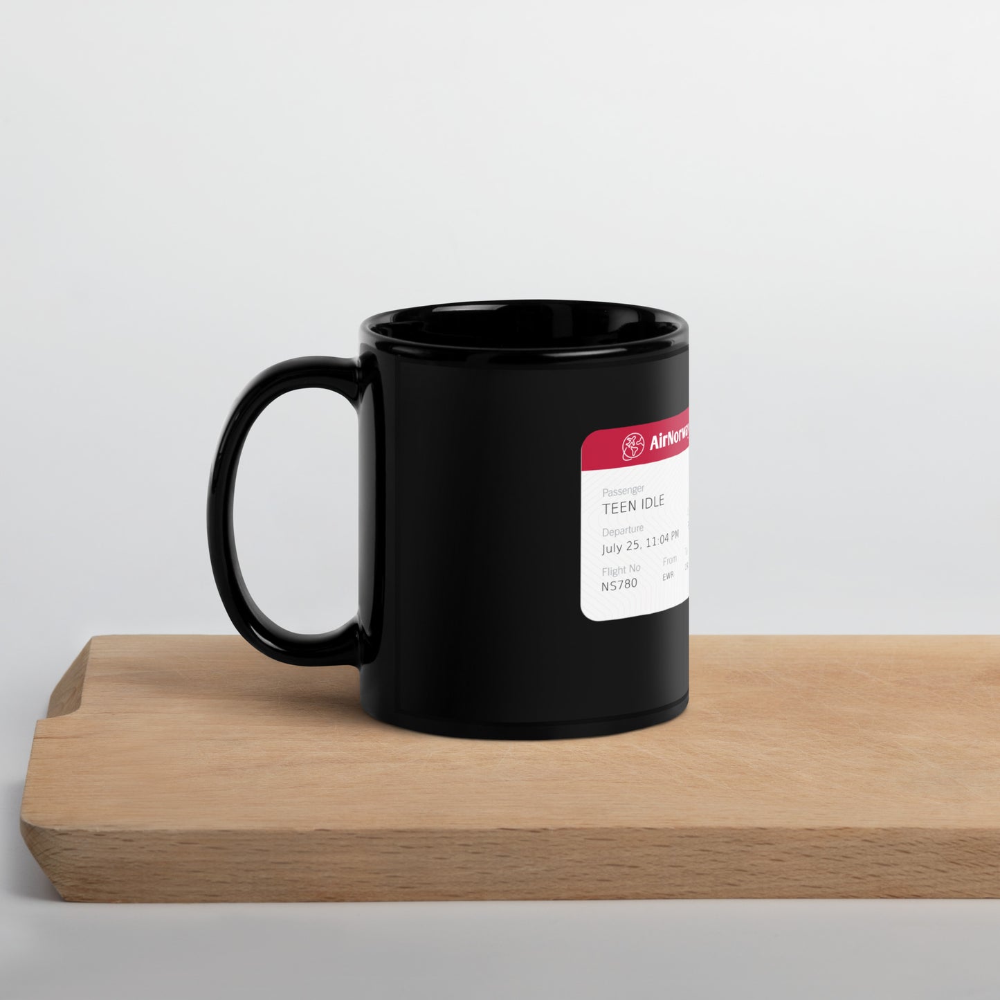 Teen Idle - Black Glossy Mug - Norway