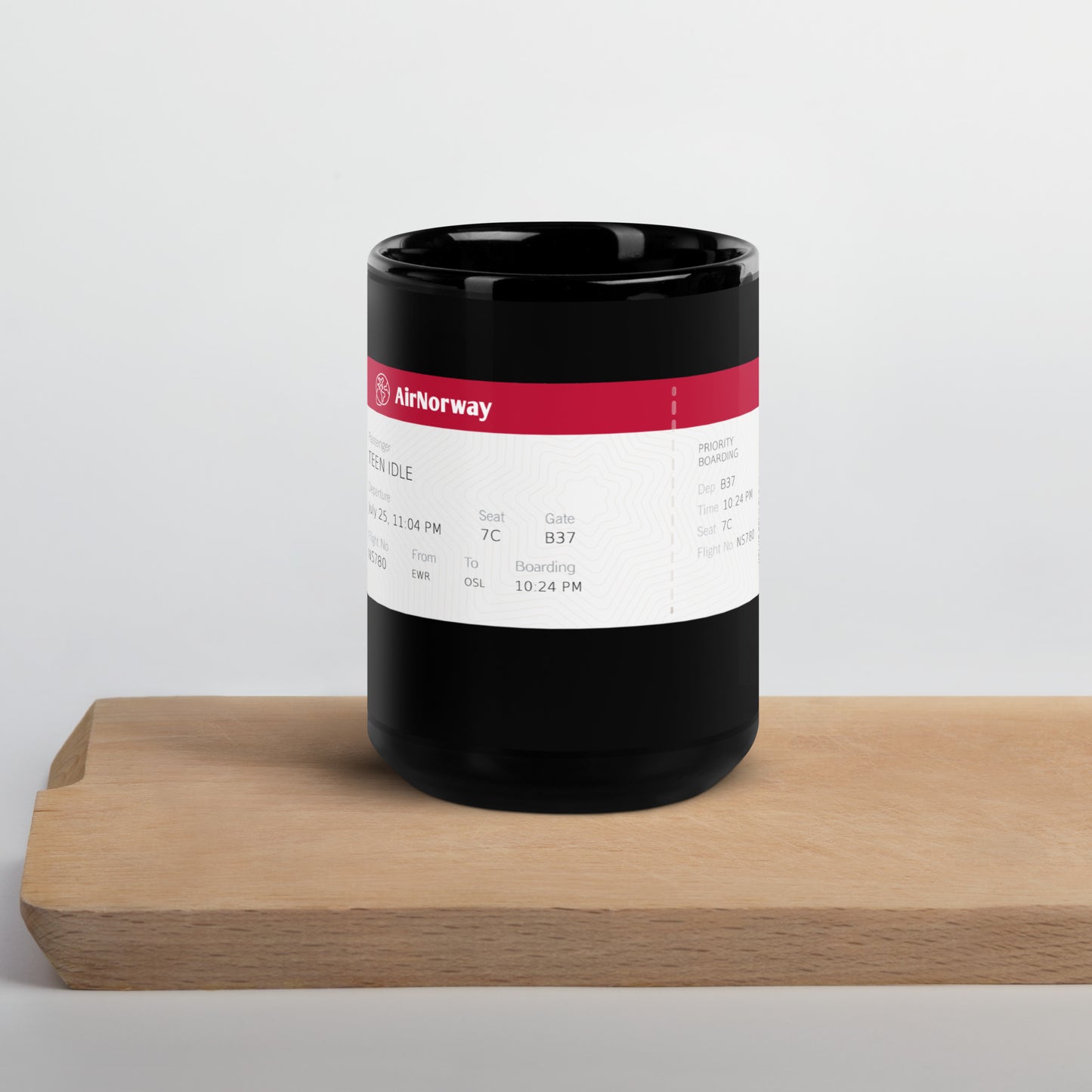 Teen Idle - Black Glossy Mug - Norway