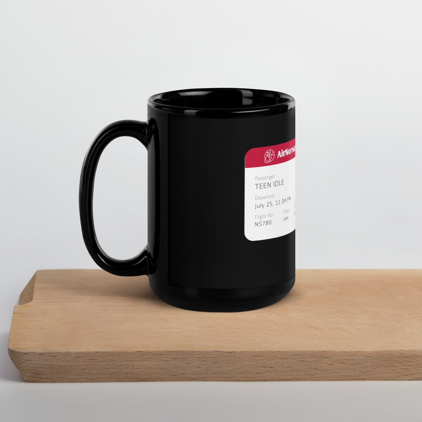 Teen Idle - Black Glossy Mug - Norway