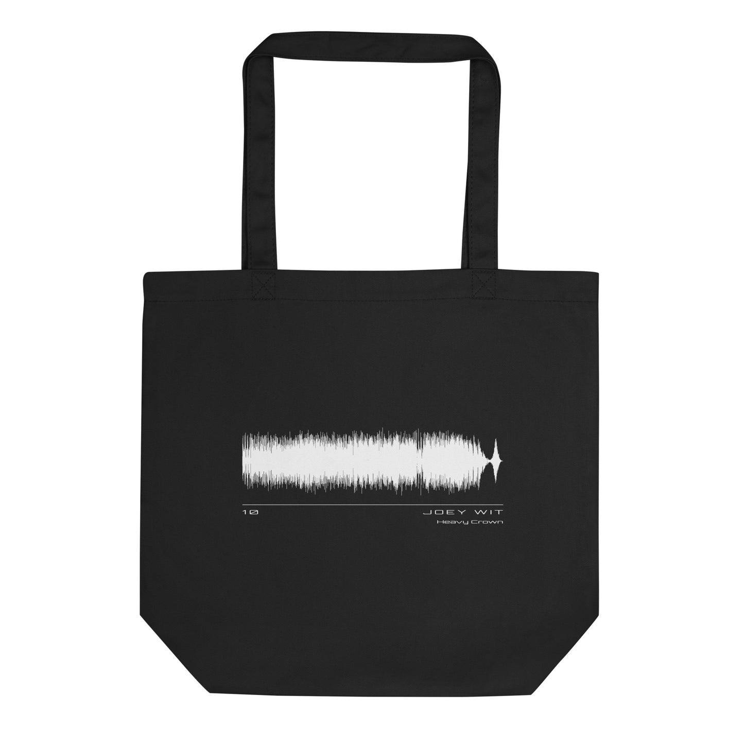 Joey Wit - Eco Tote Bag - Rose Gold #10 Heavy Crown (audio wave)