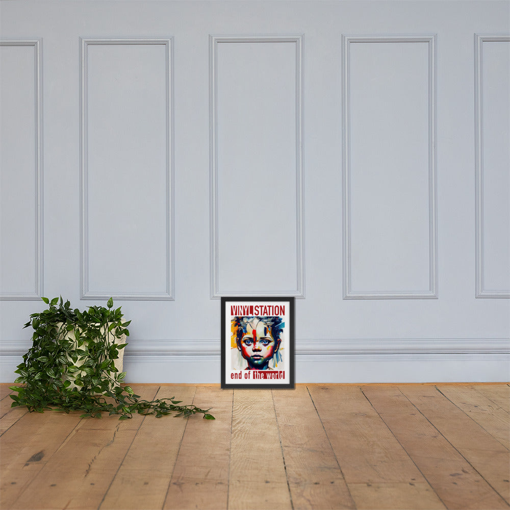 Vinyl Station - Framed poster - End of the World