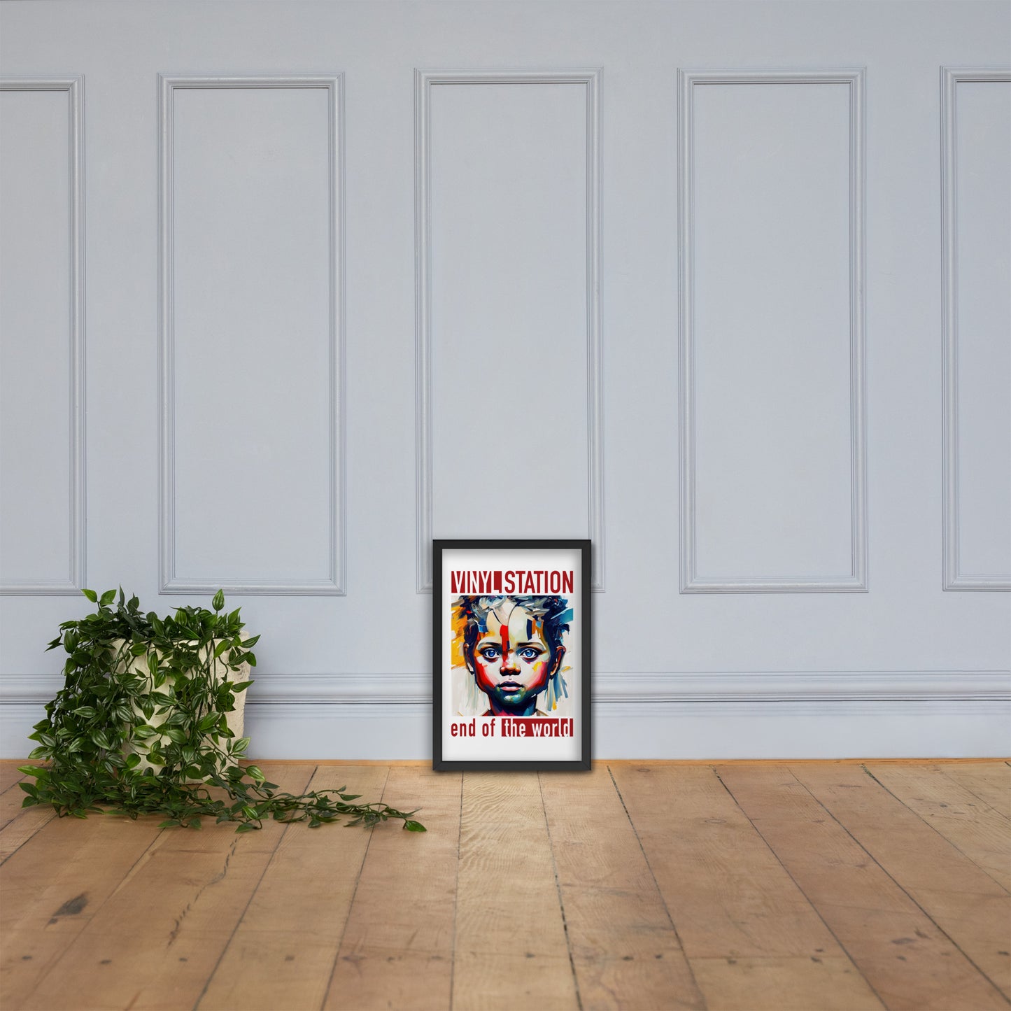 Vinyl Station - Framed poster - End of the World