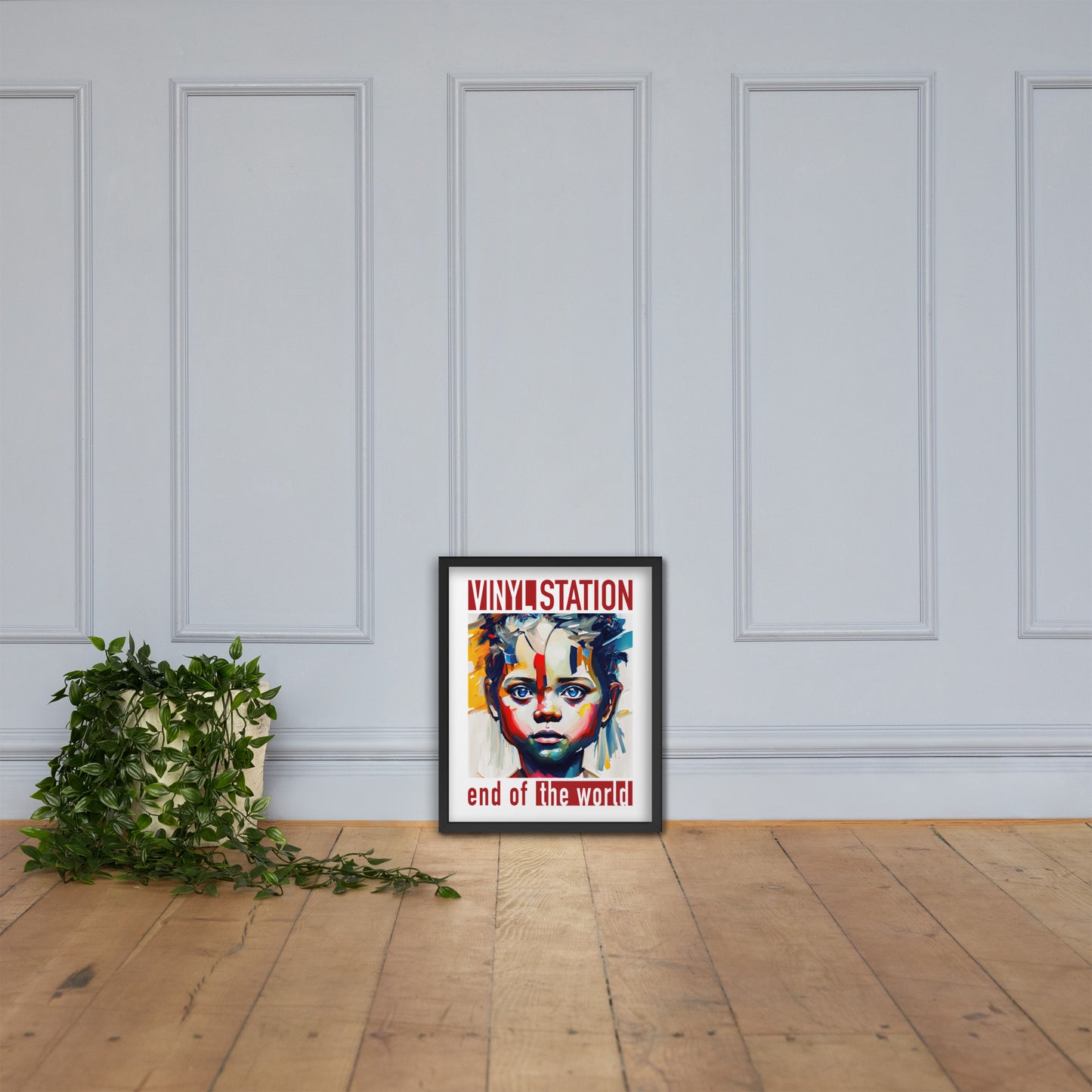 Vinyl Station - Framed poster - End of the World