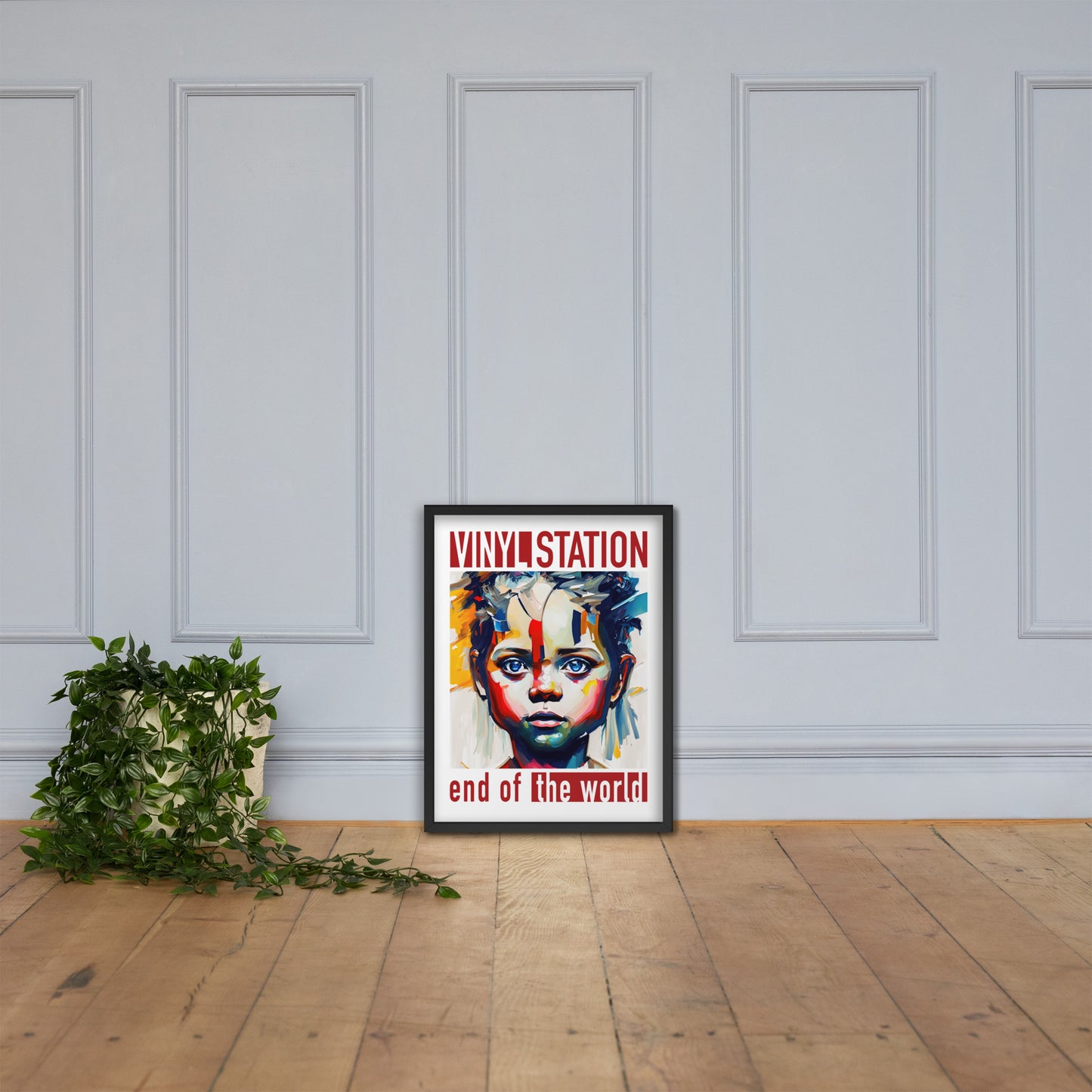 Vinyl Station - Framed poster - End of the World