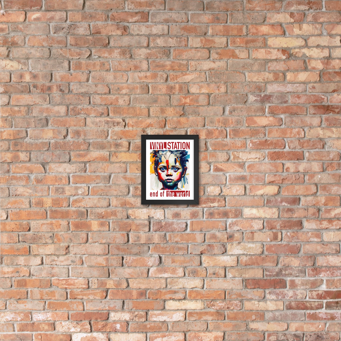 Vinyl Station - Framed poster - End of the World