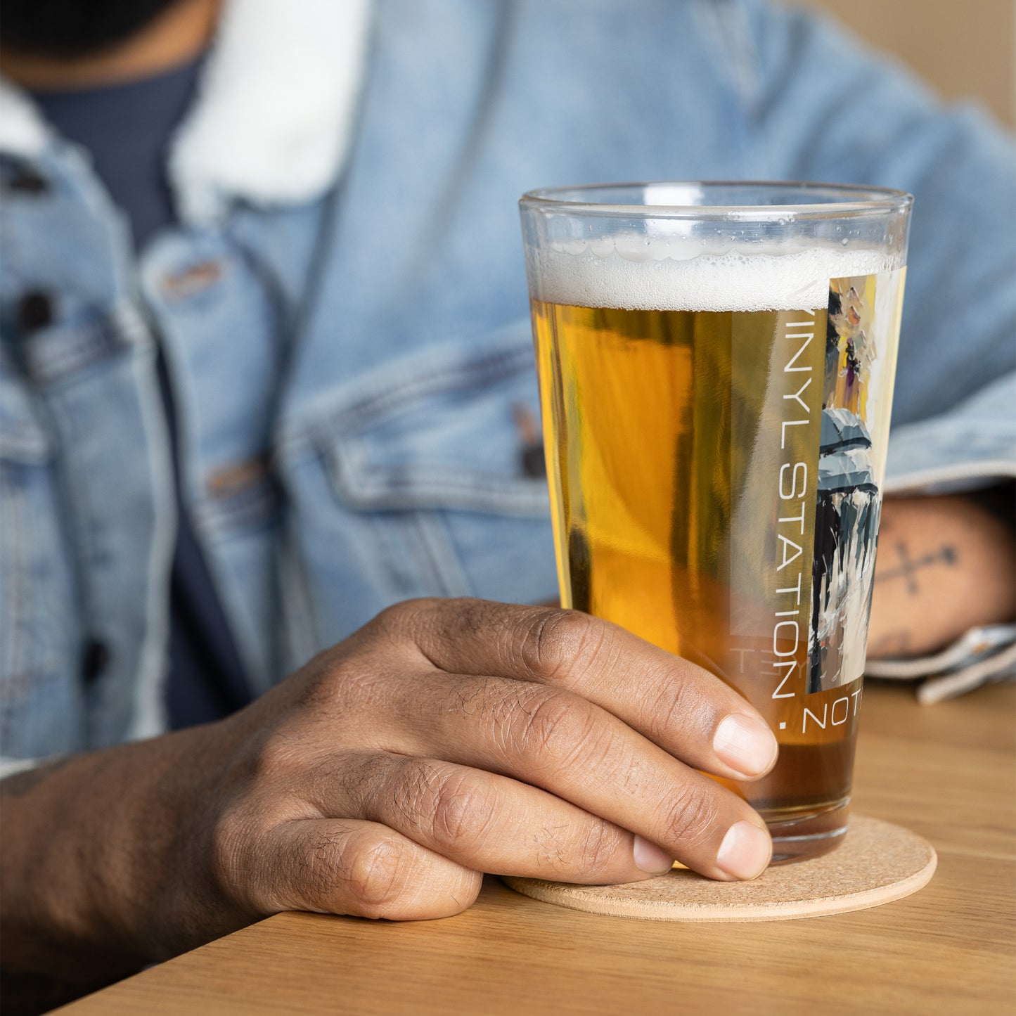 Vinyl Station - Shaker pint glass - Nothing Yet