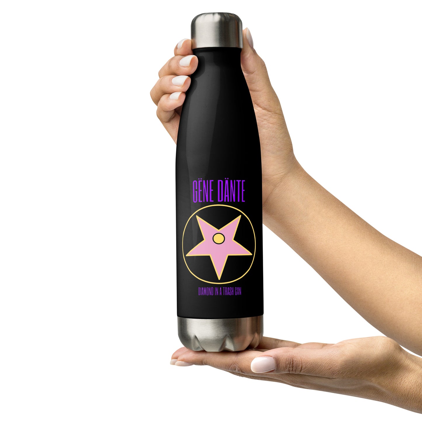 Gene Dante - Stainless Steel Water Bottle - Diamond in a Trash Can