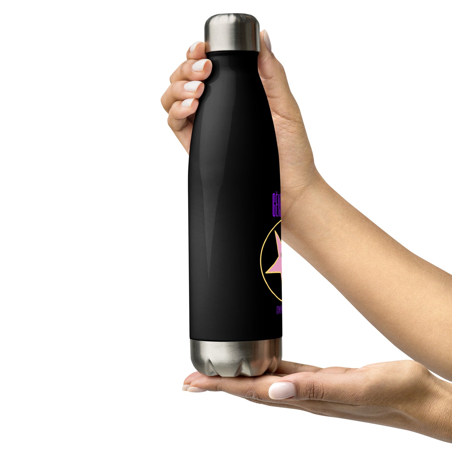 Gene Dante - Stainless Steel Water Bottle - Diamond in a Trash Can