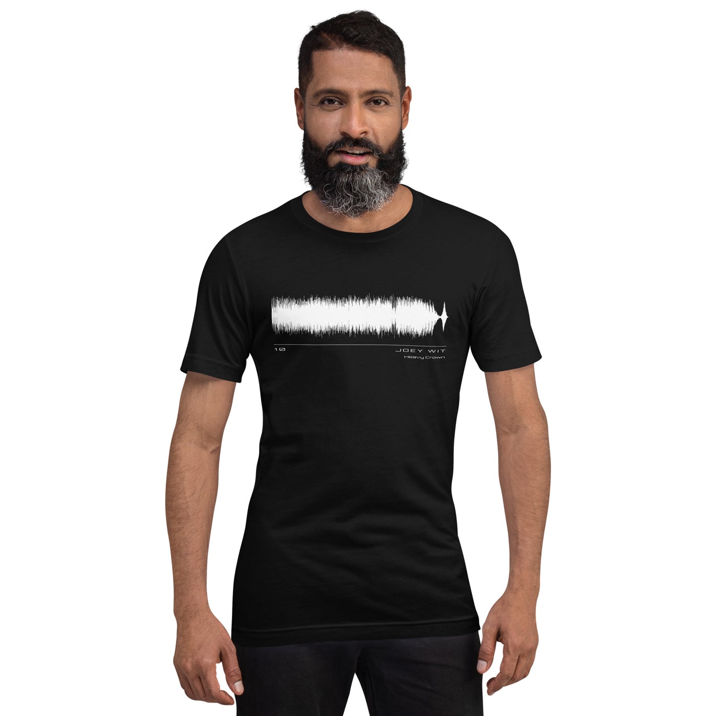 Joey Wit - Unisex T-shirt - Rose Gold #10 Heavy Crown (audio wave)