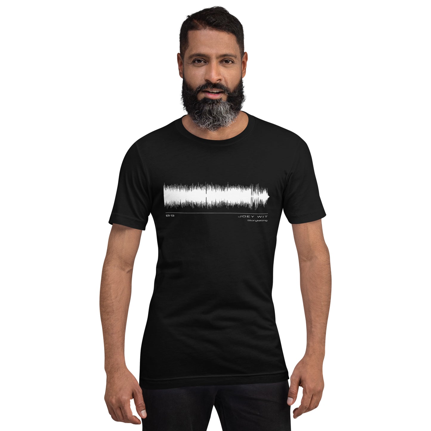 Joey Wit - Unisex T-shirt - Rose Gold #09 Storytelling (audio wave)
