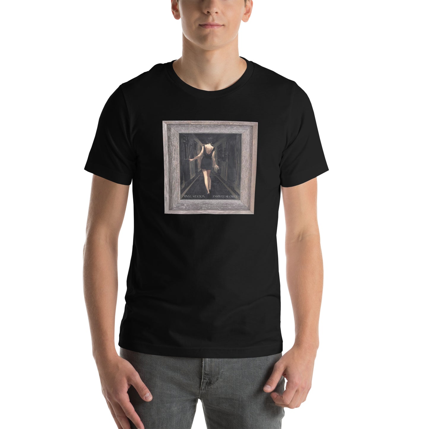 Vinyl Station - Unisex t-shirt - Answer Slower