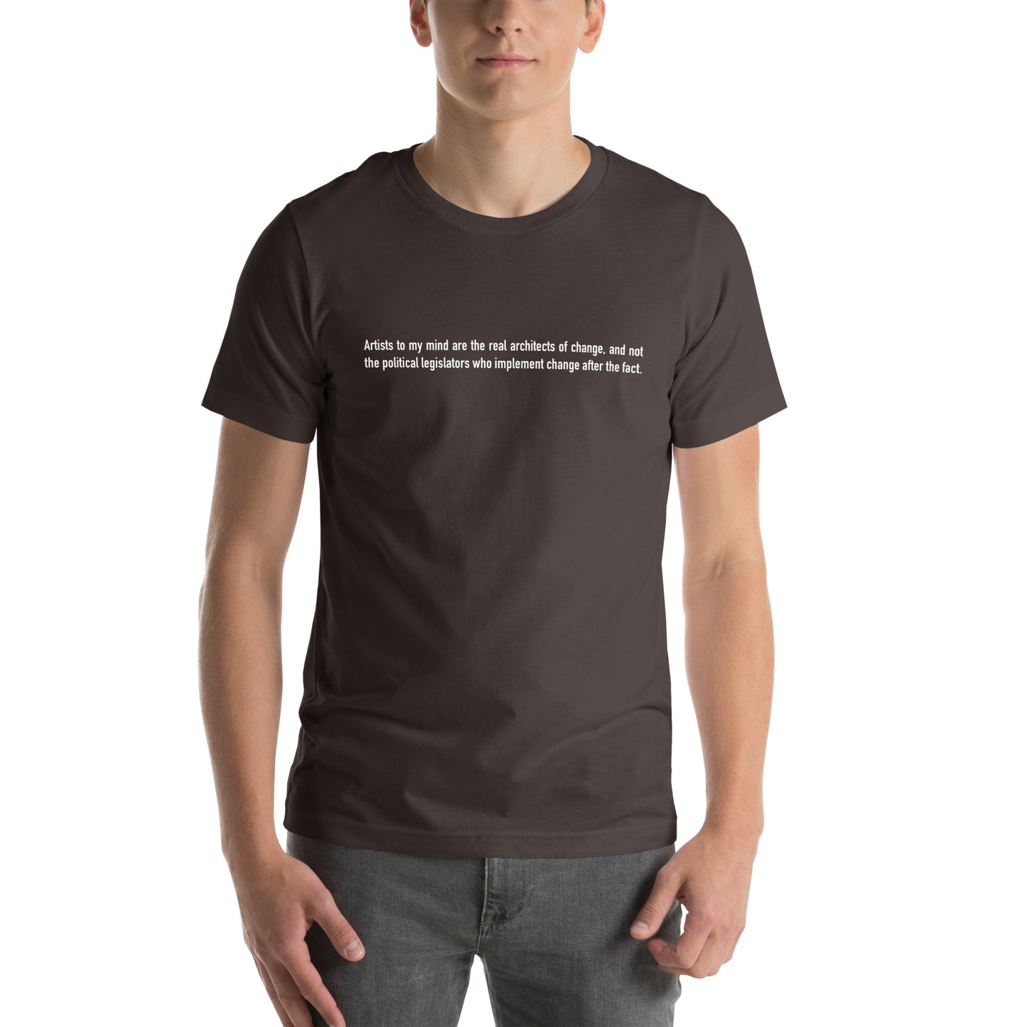 H1 Massive - Unisex t-shirt - William S. Burrows "Artists" Quote