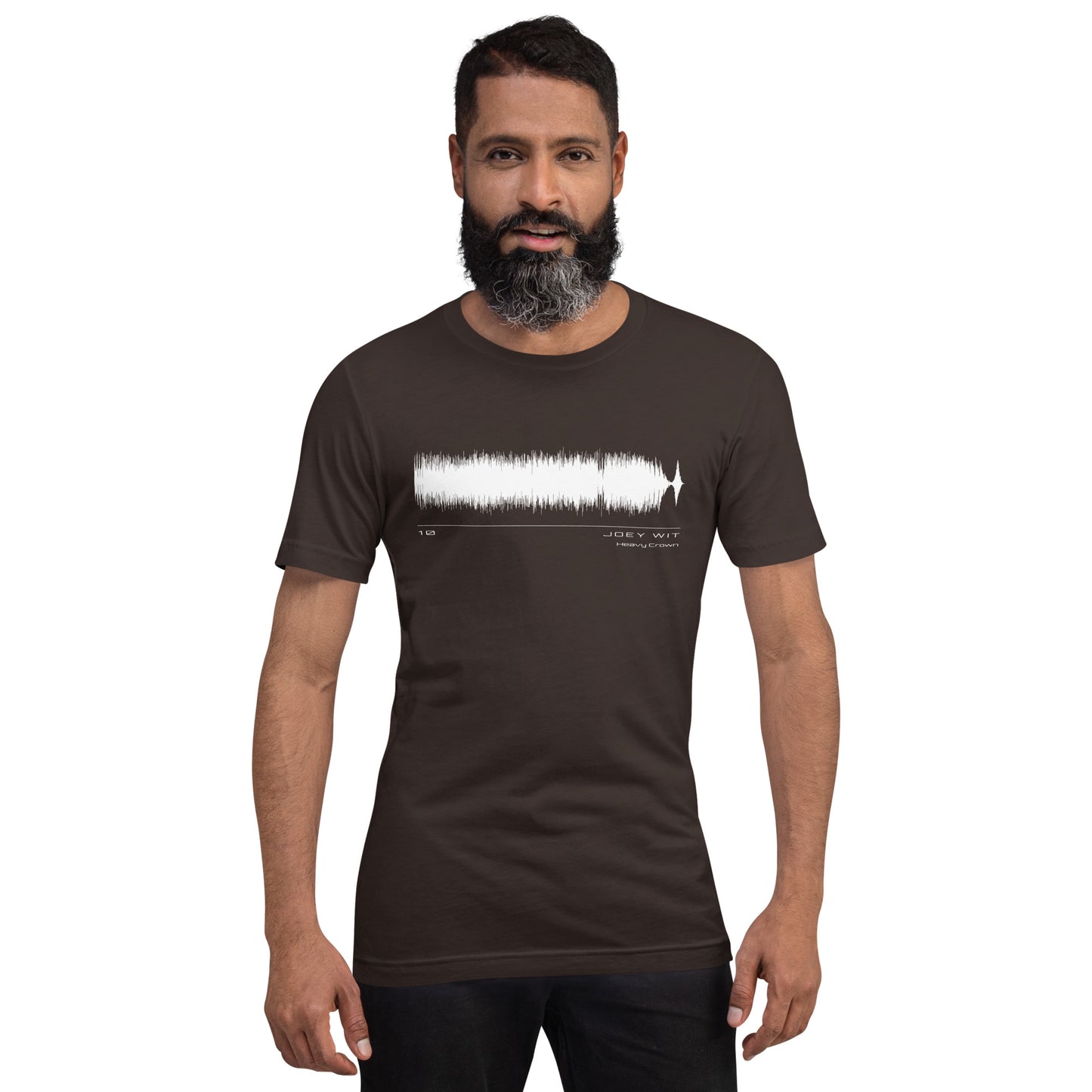 Joey Wit - Unisex T-shirt - Rose Gold #10 Heavy Crown (audio wave)