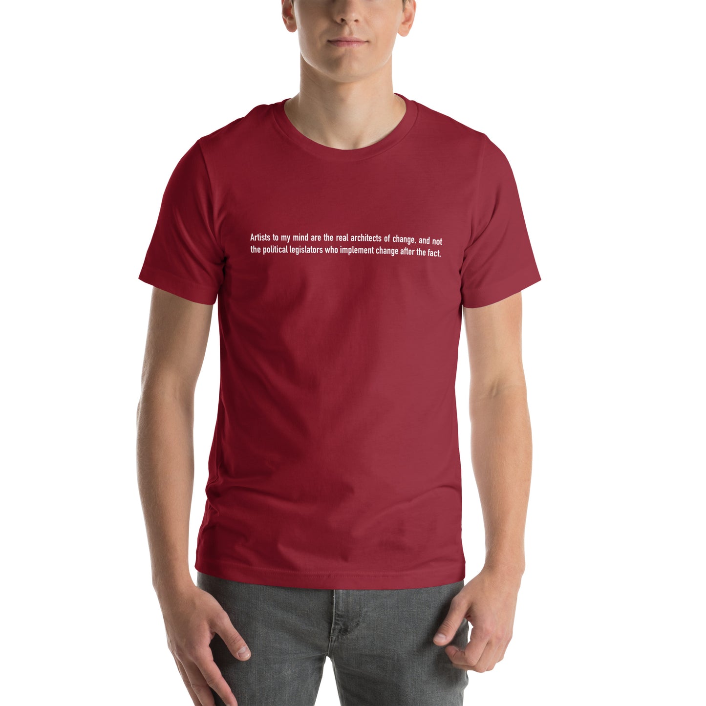 H1 Massive - Unisex t-shirt - William S. Burrows "Artists" Quote