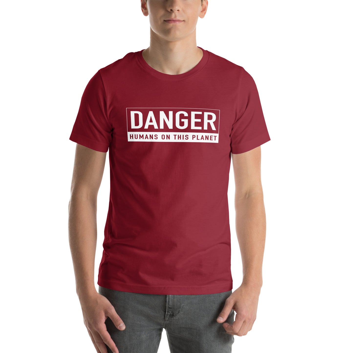 H1 Massive - Unisex t-shirt - Danger, Humans on this Planet
