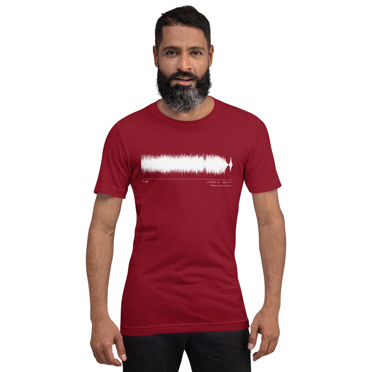 Joey Wit - Unisex T-shirt - Rose Gold #10 Heavy Crown (audio wave)