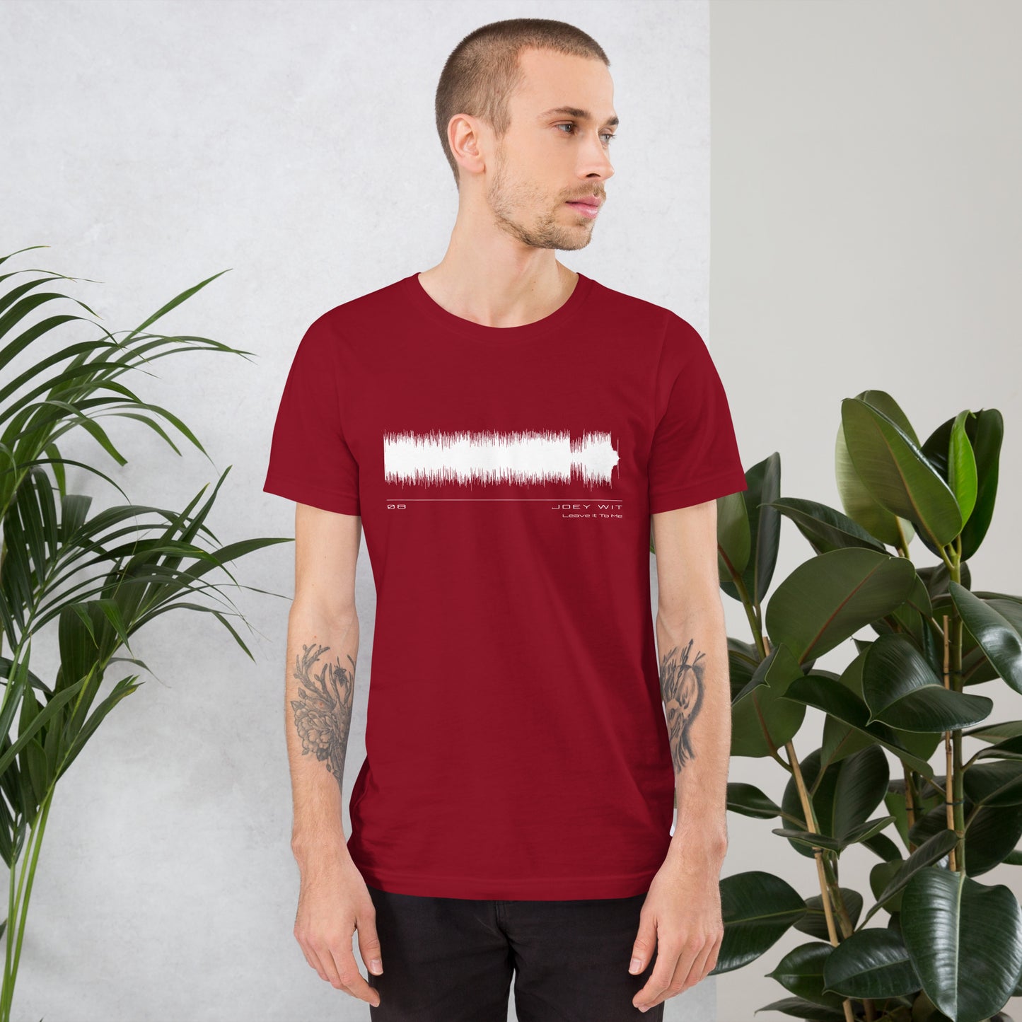 Joey Wit - Unisex T-shirt - Rose Gold #08 Leave It To Me (audio wave)