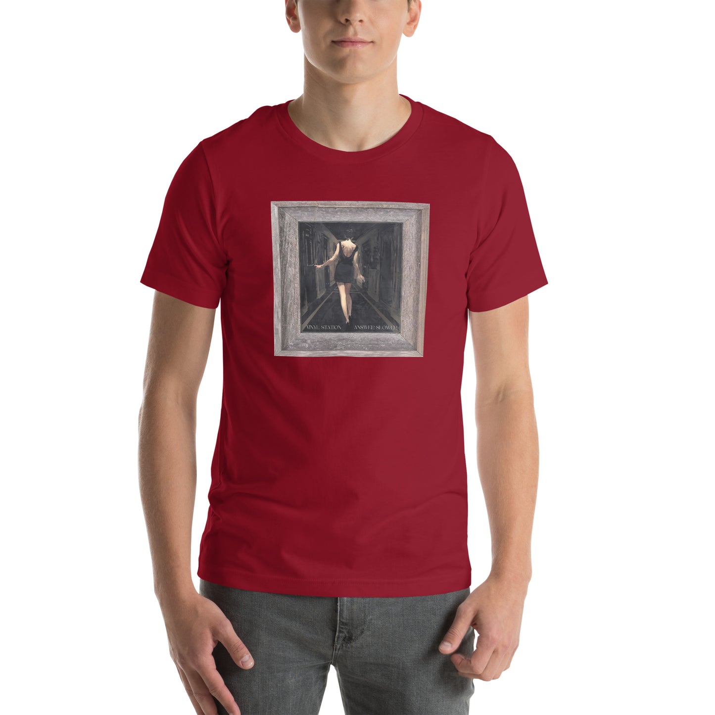 Vinyl Station - Unisex t-shirt - Answer Slower