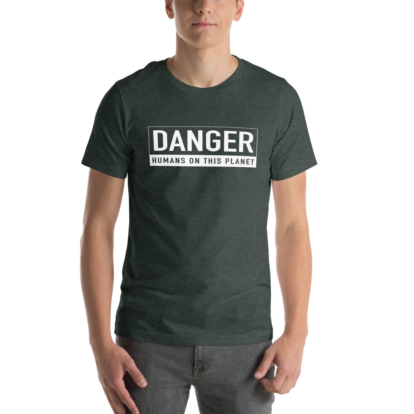 H1 Massive - Unisex t-shirt - Danger, Humans on this Planet