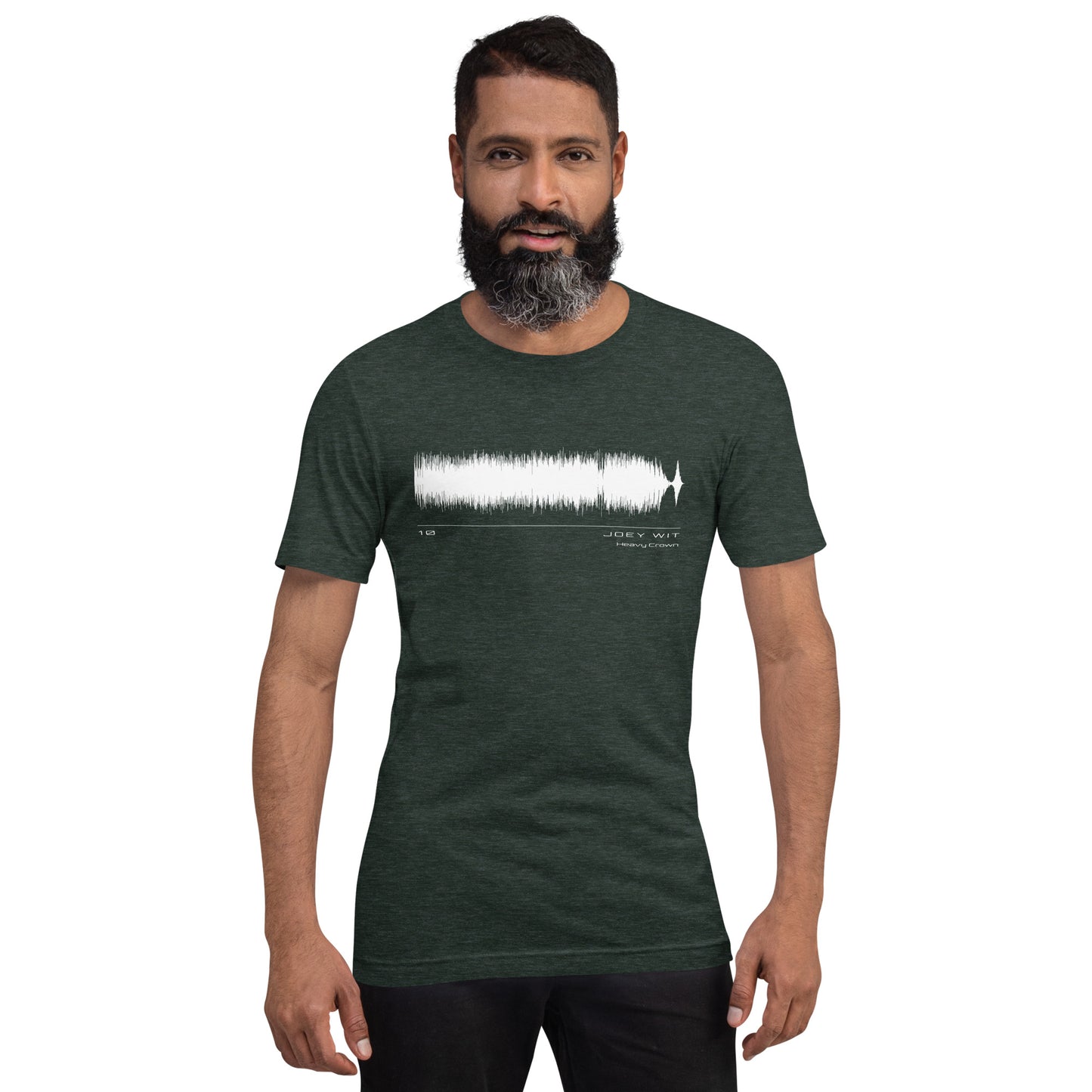 Joey Wit - Unisex T-shirt - Rose Gold #10 Heavy Crown (audio wave)