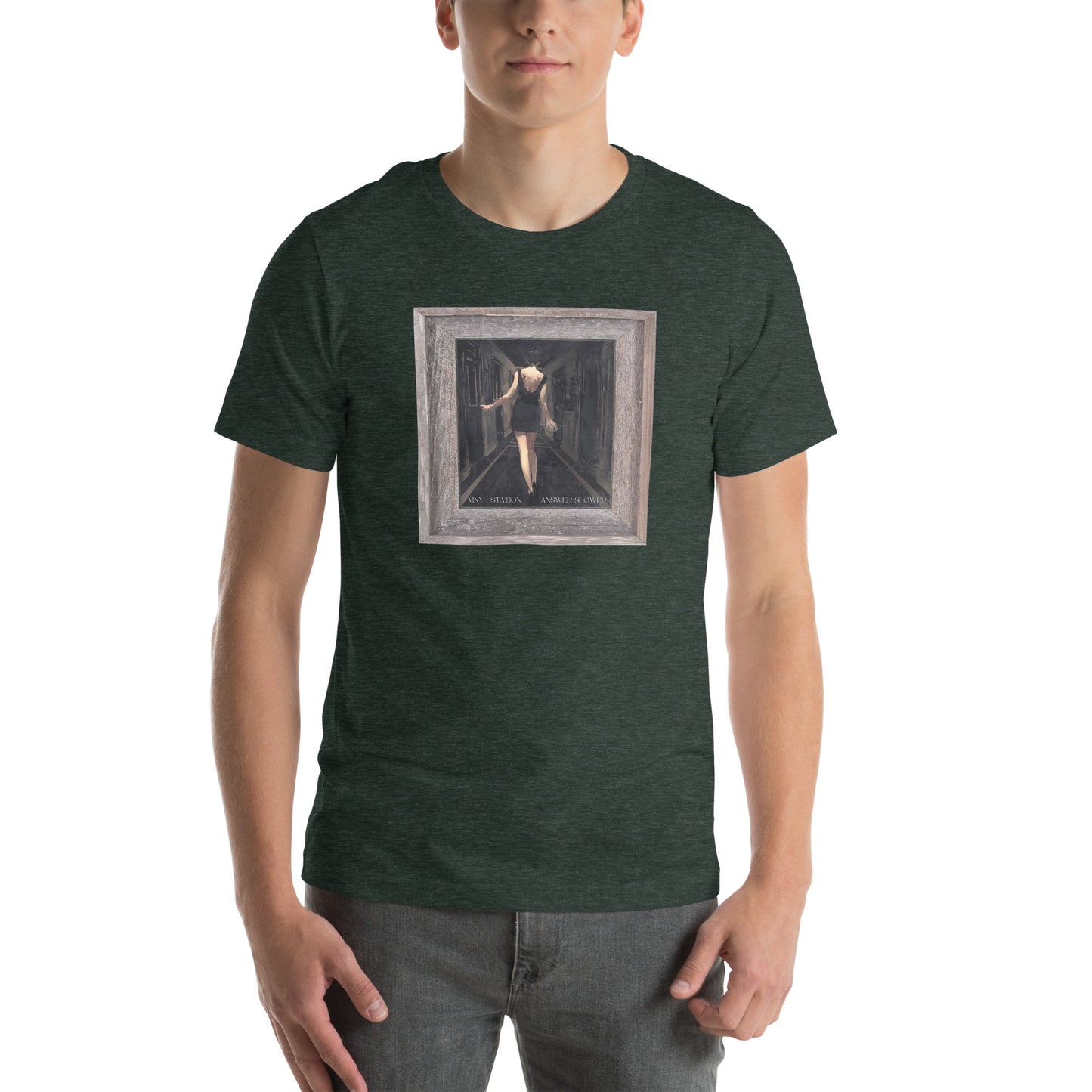 Vinyl Station - Unisex t-shirt - Answer Slower
