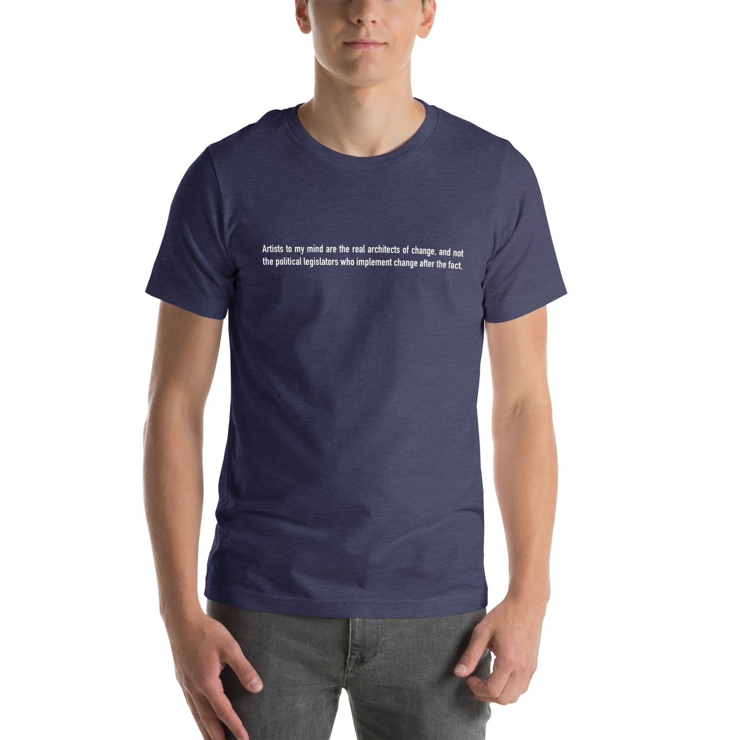 H1 Massive - Unisex t-shirt - William S. Burrows "Artists" Quote