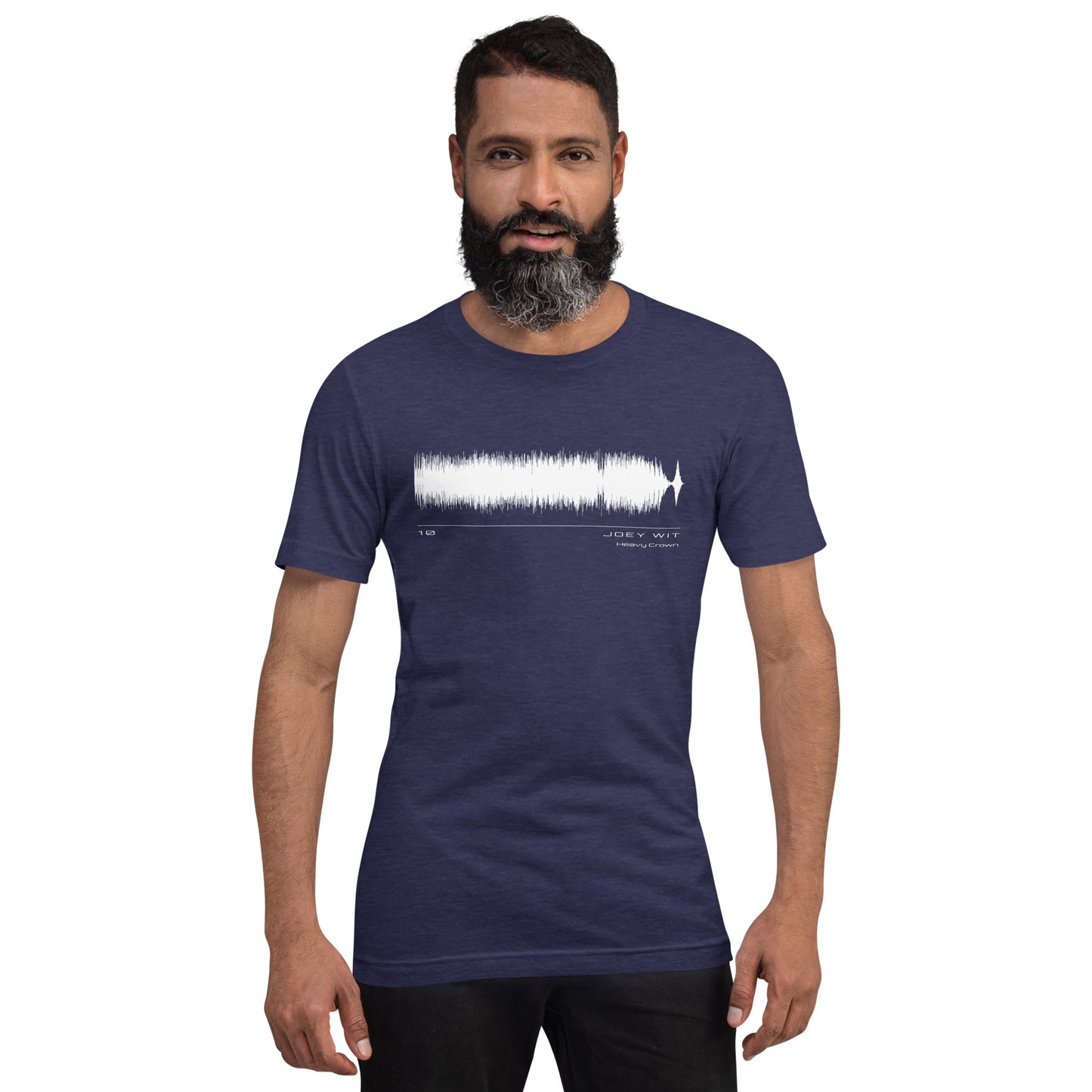 Joey Wit - Unisex T-shirt - Rose Gold #10 Heavy Crown (audio wave)