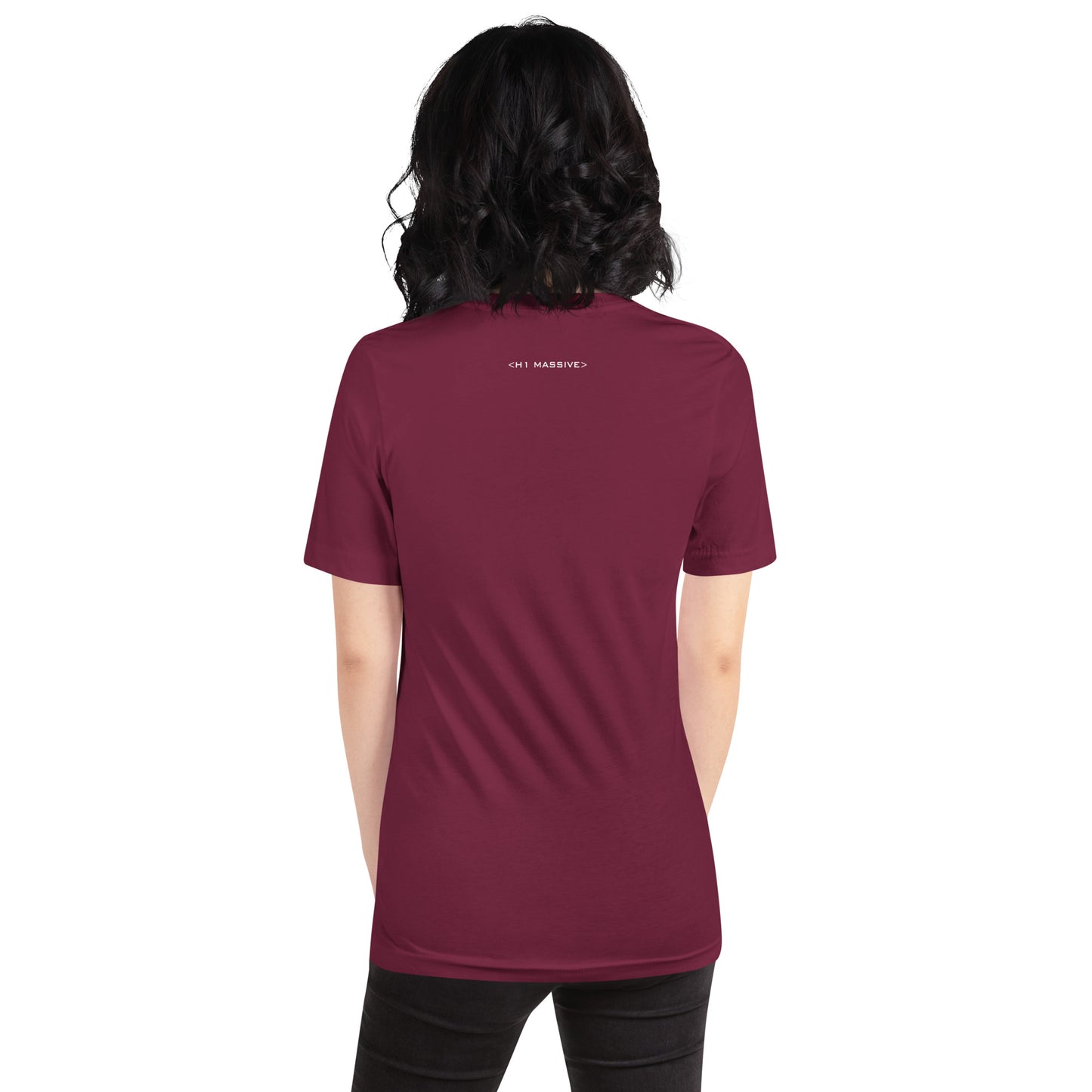 Joey Wit - Unisex T-shirt - Rose Gold #04 Fake Paper (audio wave)