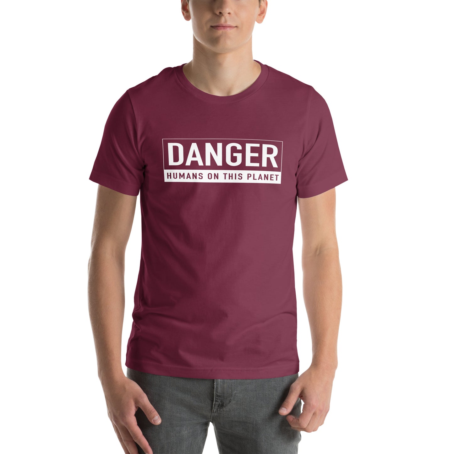H1 Massive - Unisex t-shirt - Danger, Humans on this Planet