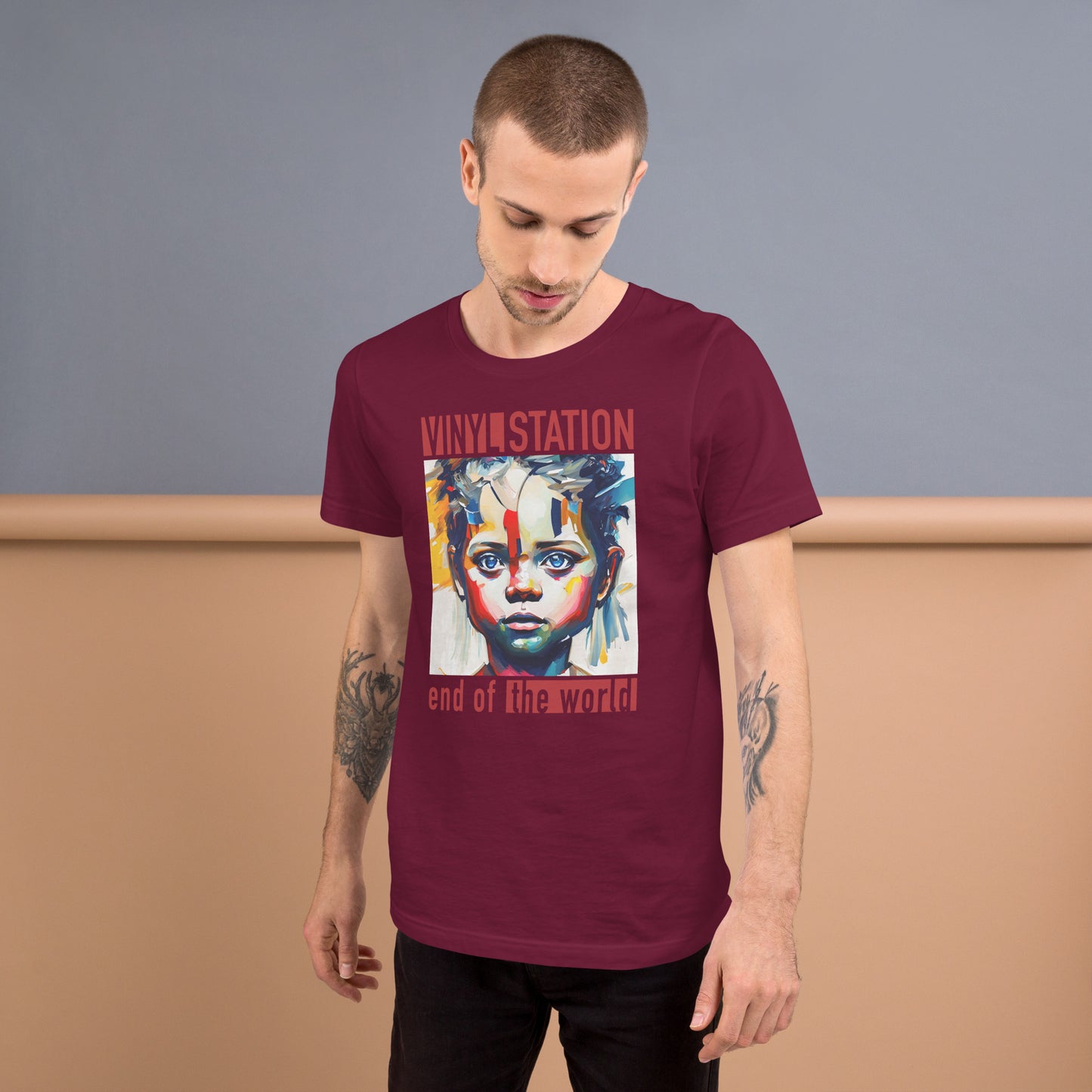 Vinyl Station - Unisex t-shirt - End of the World