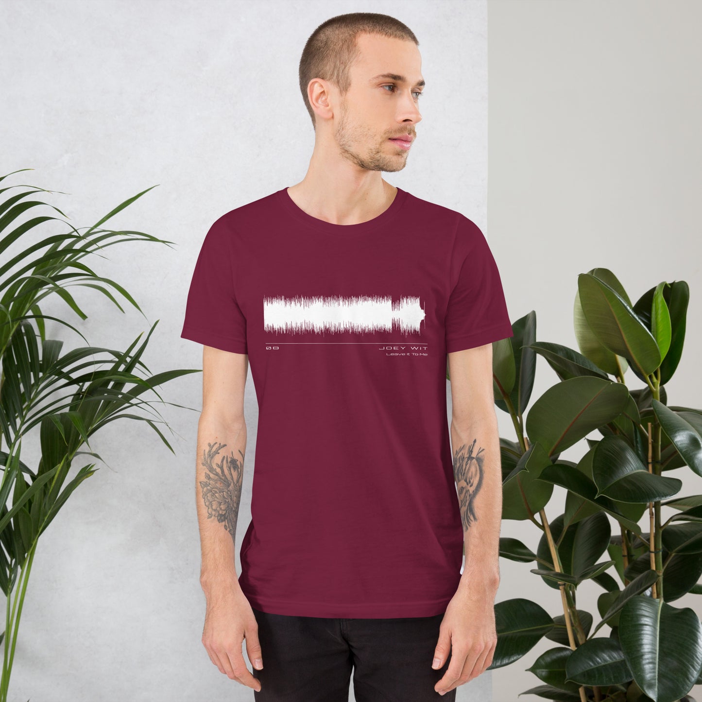 Joey Wit - Unisex T-shirt - Rose Gold #08 Leave It To Me (audio wave)