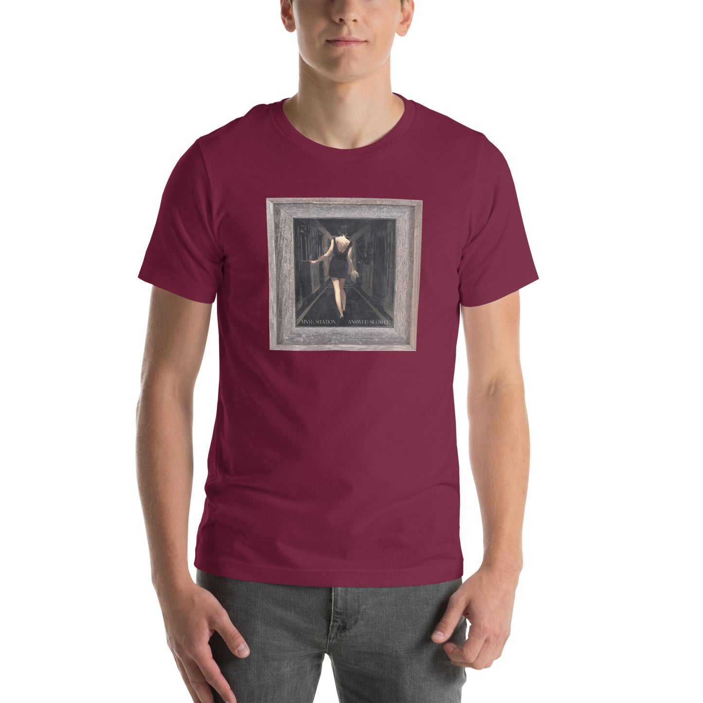 Vinyl Station - Unisex t-shirt - Answer Slower