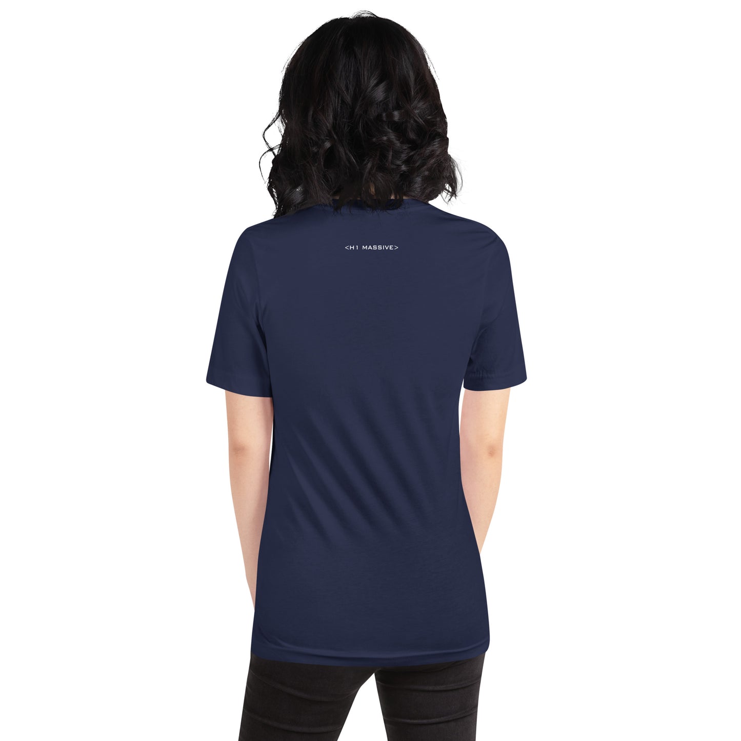 Joey Wit - Unisex T-shirt - Rose Gold #04 Fake Paper (audio wave)