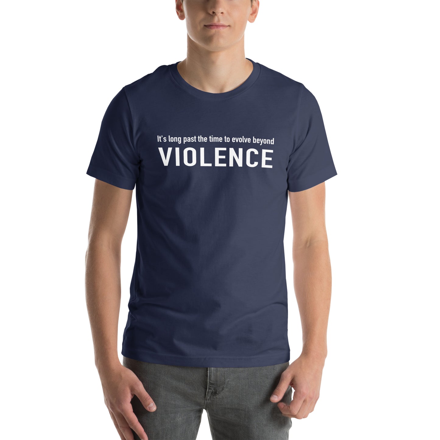 John Eye - Unisex t-shirt - Evolve Beyond Violence