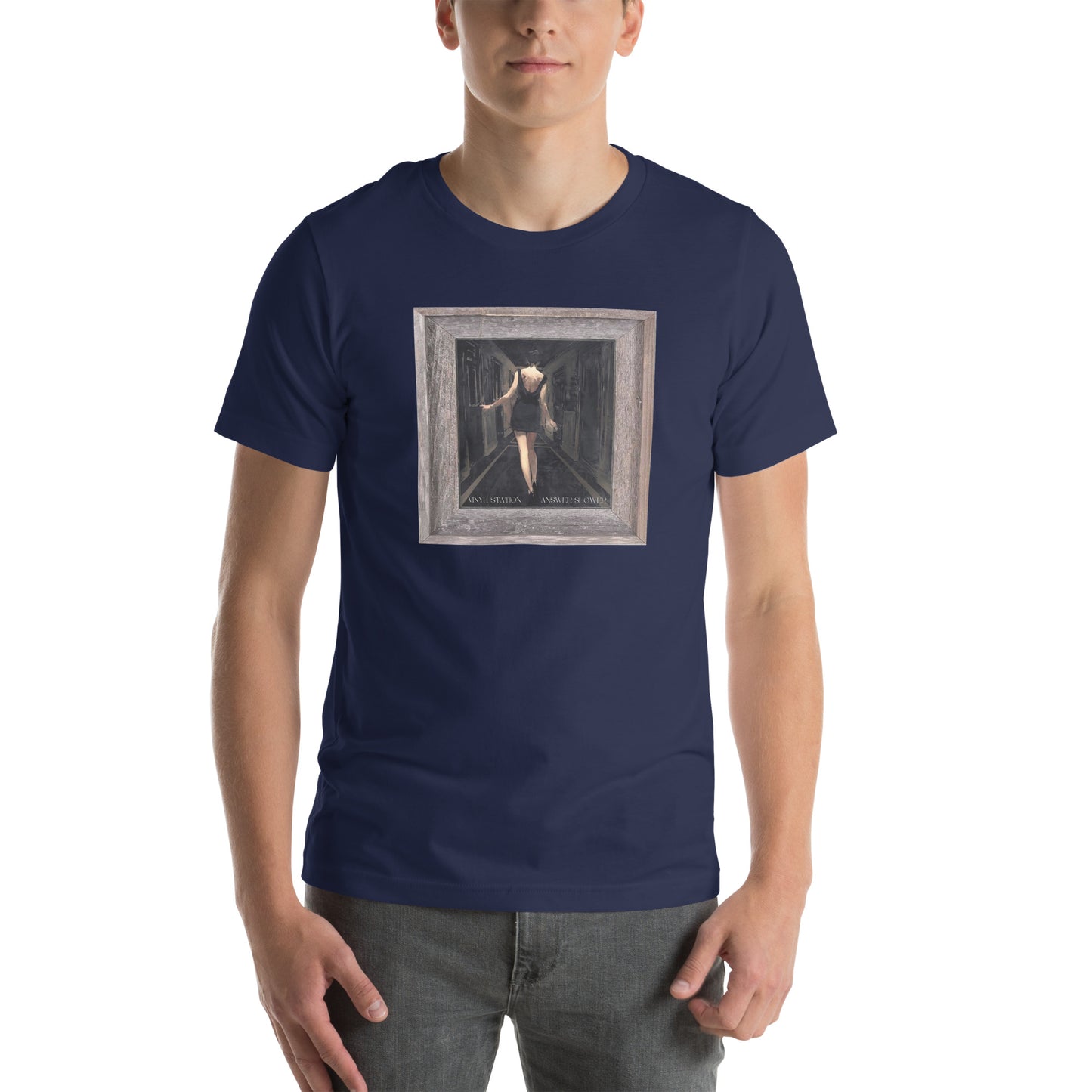 Vinyl Station - Unisex t-shirt - Answer Slower