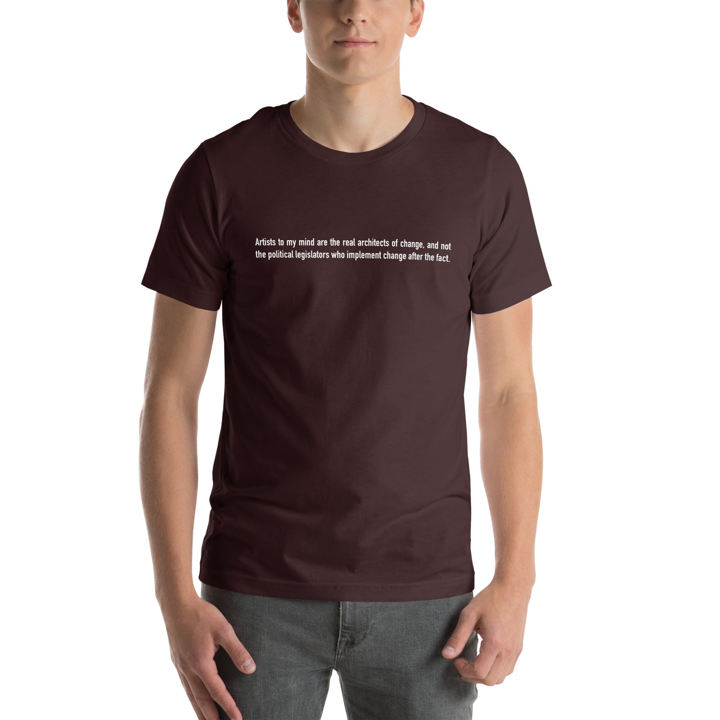 H1 Massive - Unisex t-shirt - William S. Burrows "Artists" Quote