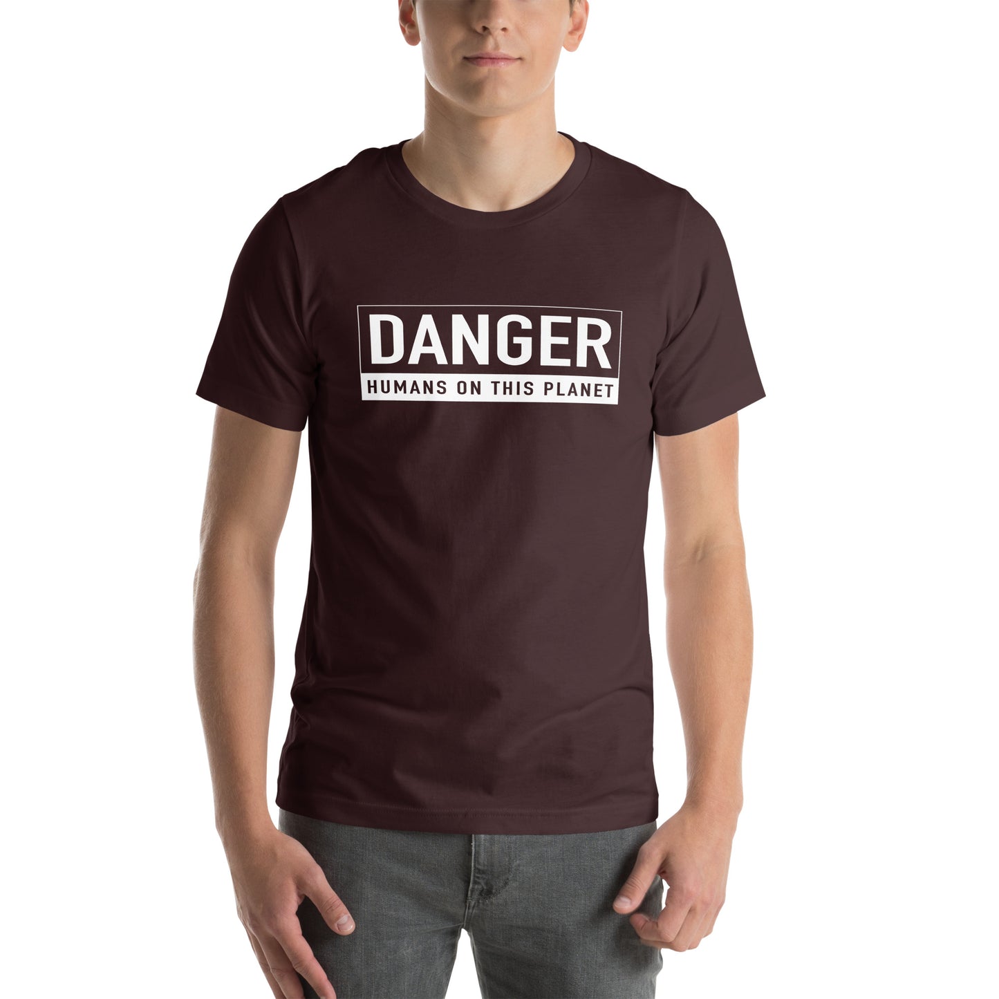 H1 Massive - Unisex t-shirt - Danger, Humans on this Planet