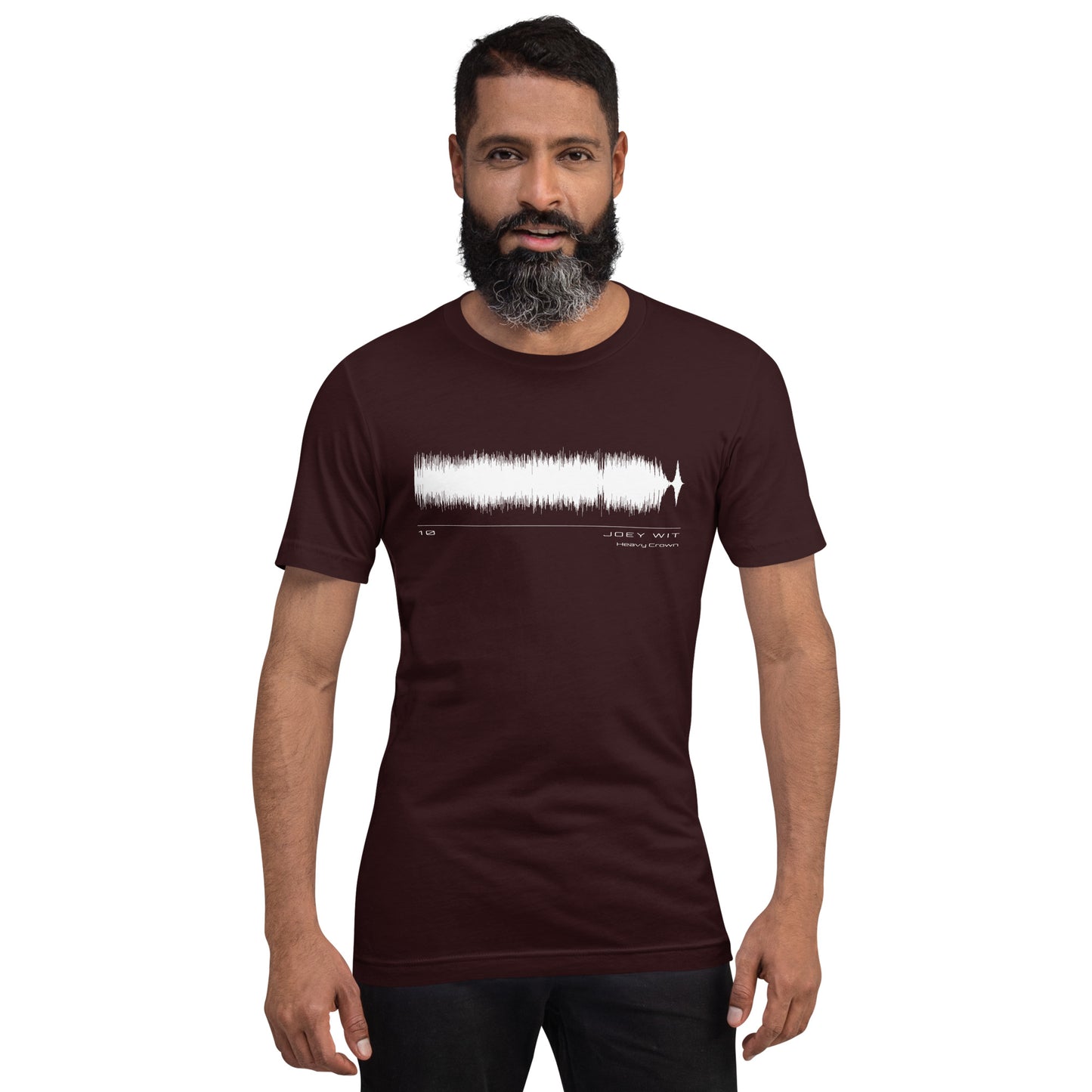 Joey Wit - Unisex T-shirt - Rose Gold #10 Heavy Crown (audio wave)