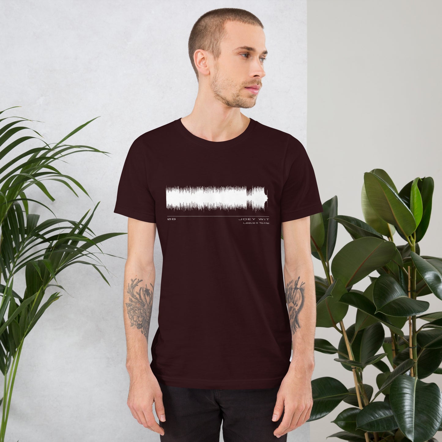 Joey Wit - Unisex T-shirt - Rose Gold #08 Leave It To Me (audio wave)