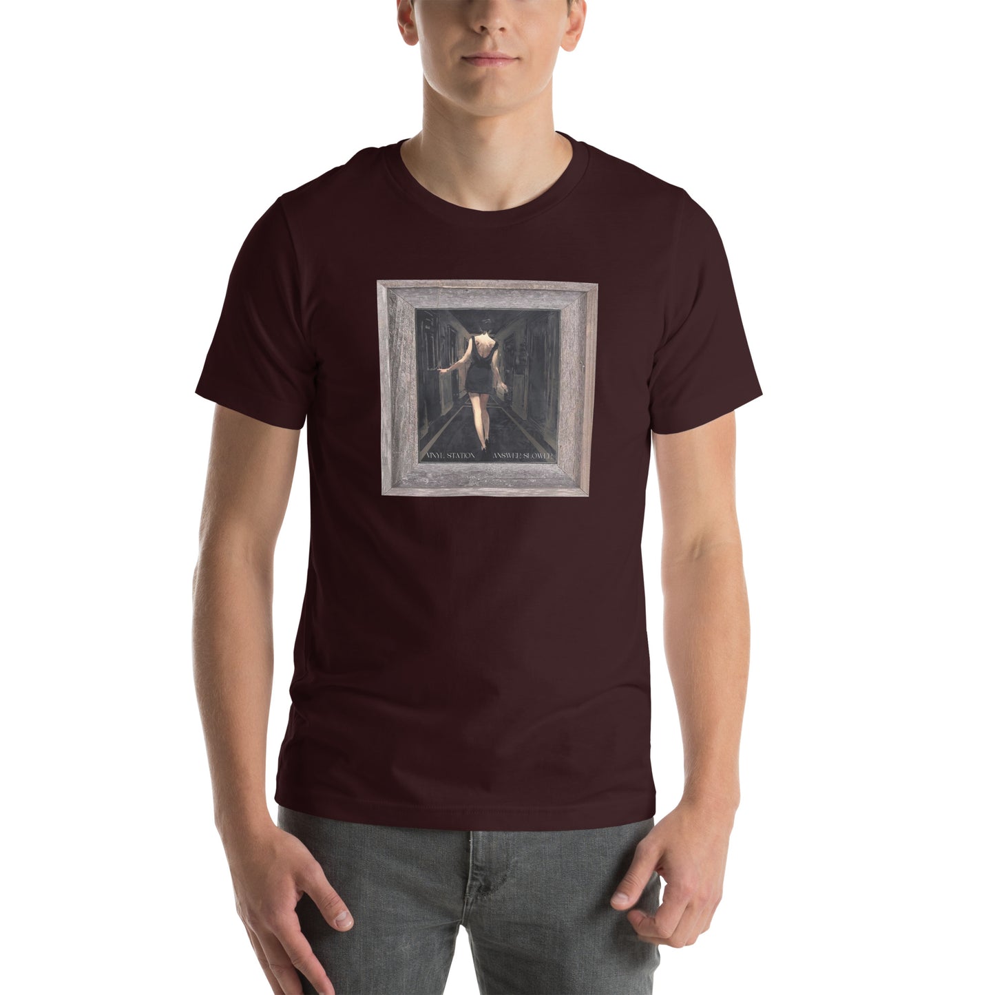 Vinyl Station - Unisex t-shirt - Answer Slower