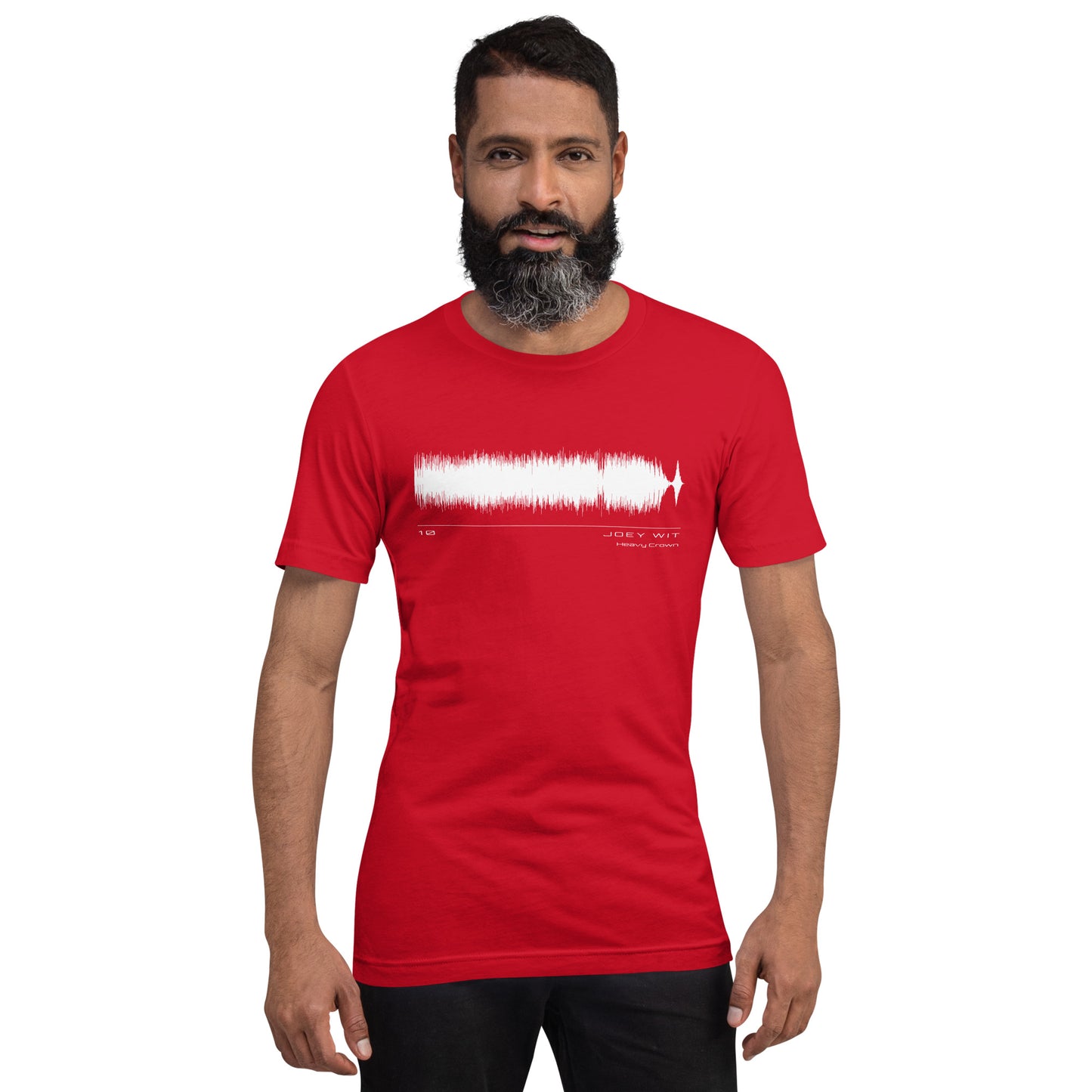 Joey Wit - Unisex T-shirt - Rose Gold #10 Heavy Crown (audio wave)