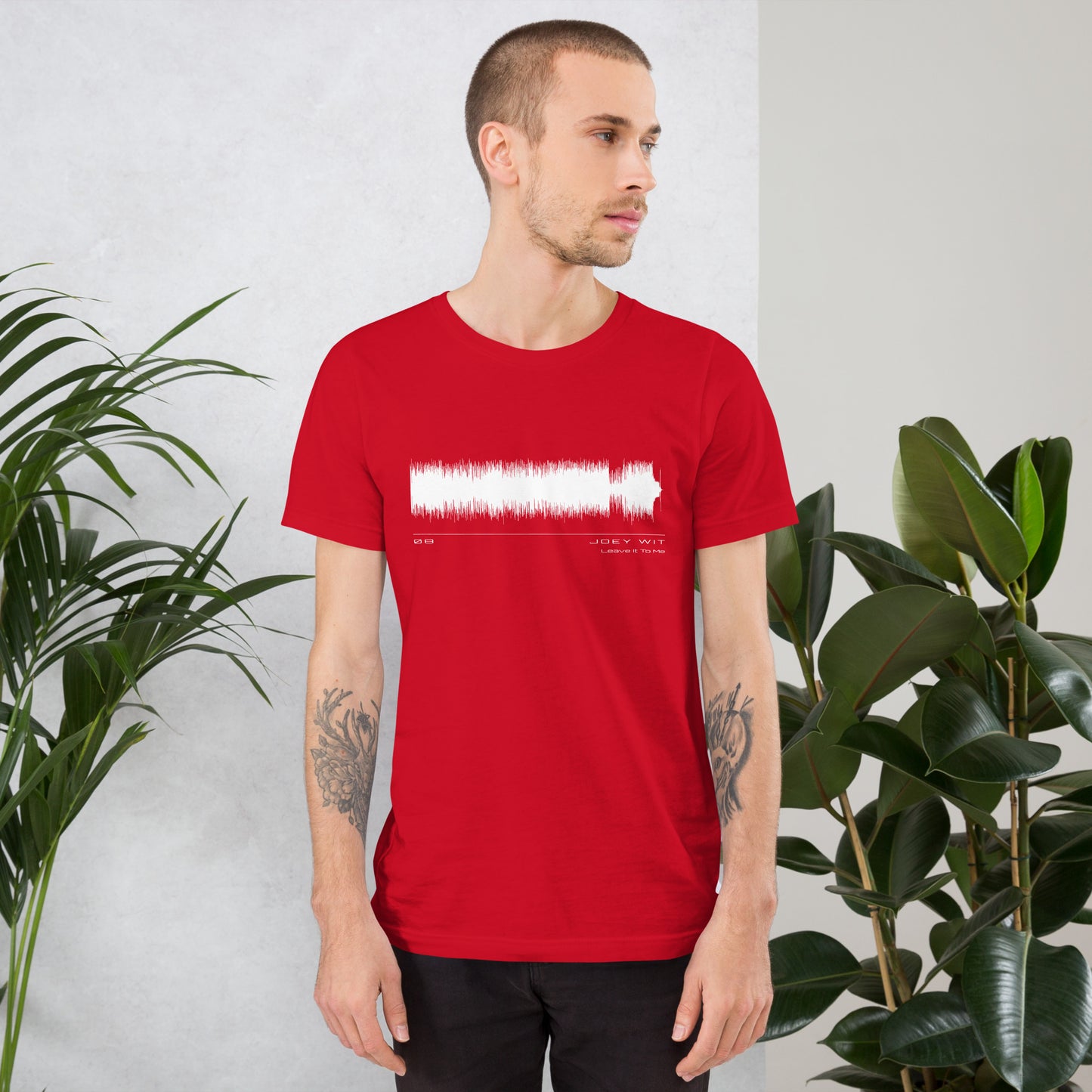 Joey Wit - Unisex T-shirt - Rose Gold #08 Leave It To Me (audio wave)