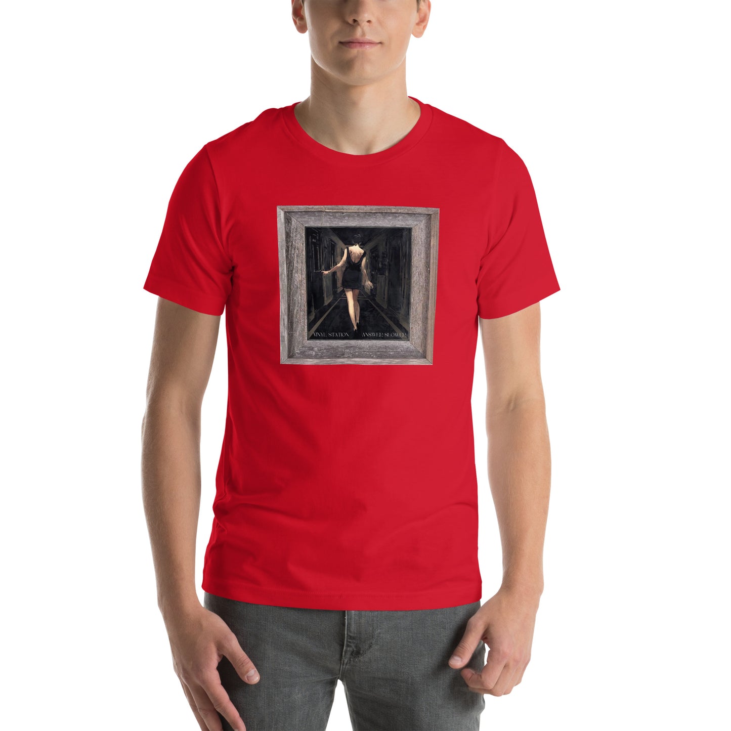 Vinyl Station - Unisex t-shirt - Answer Slower