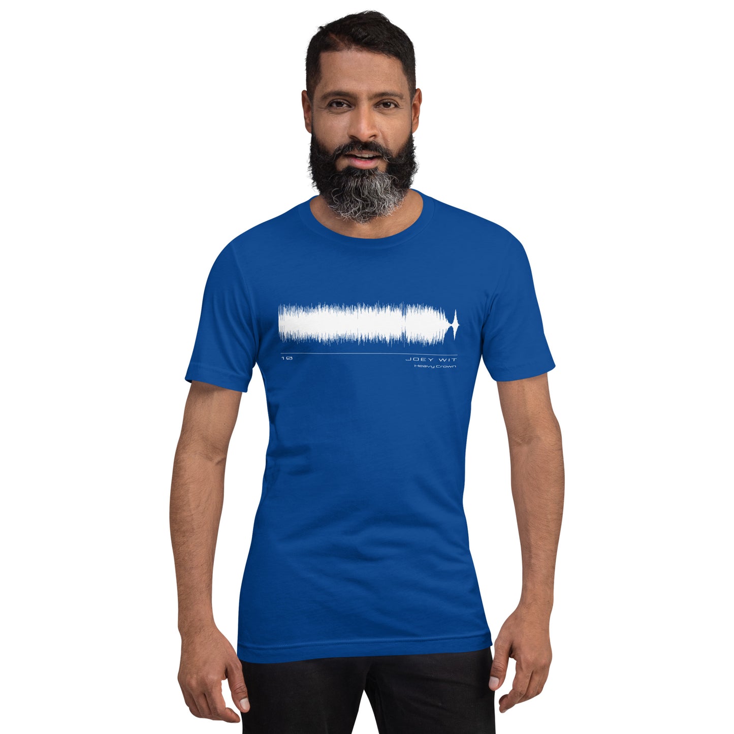 Joey Wit - Unisex T-shirt - Rose Gold #10 Heavy Crown (audio wave)