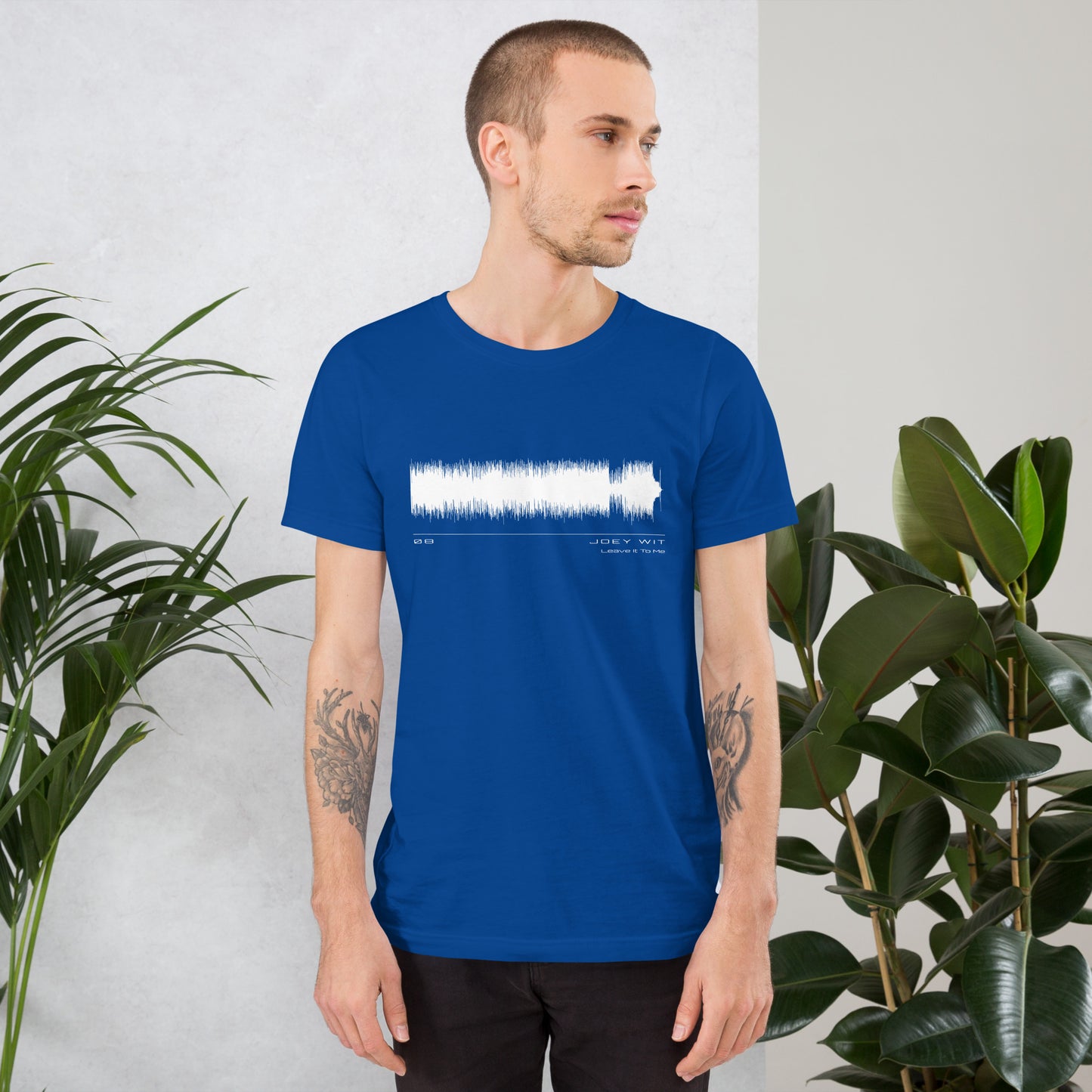 Joey Wit - Unisex T-shirt - Rose Gold #08 Leave It To Me (audio wave)