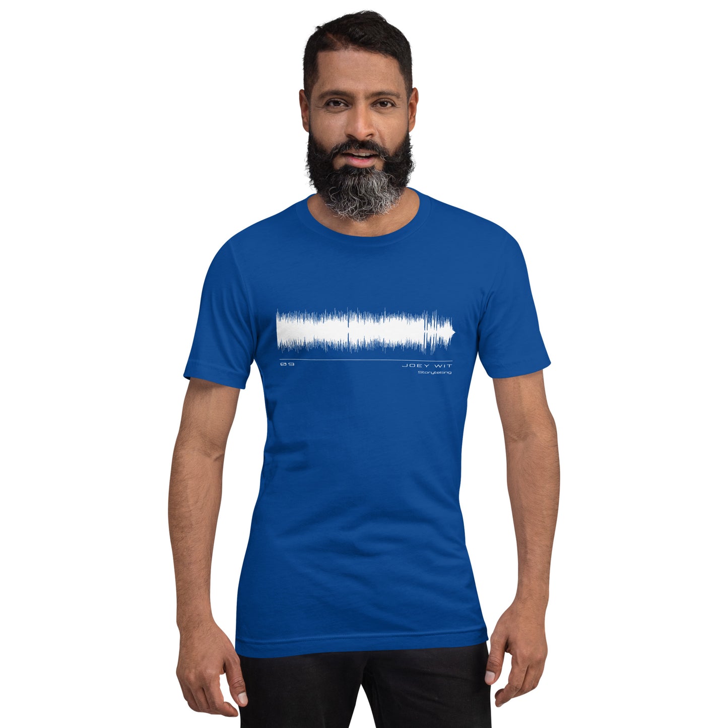 Joey Wit - Unisex T-shirt - Rose Gold #09 Storytelling (audio wave)